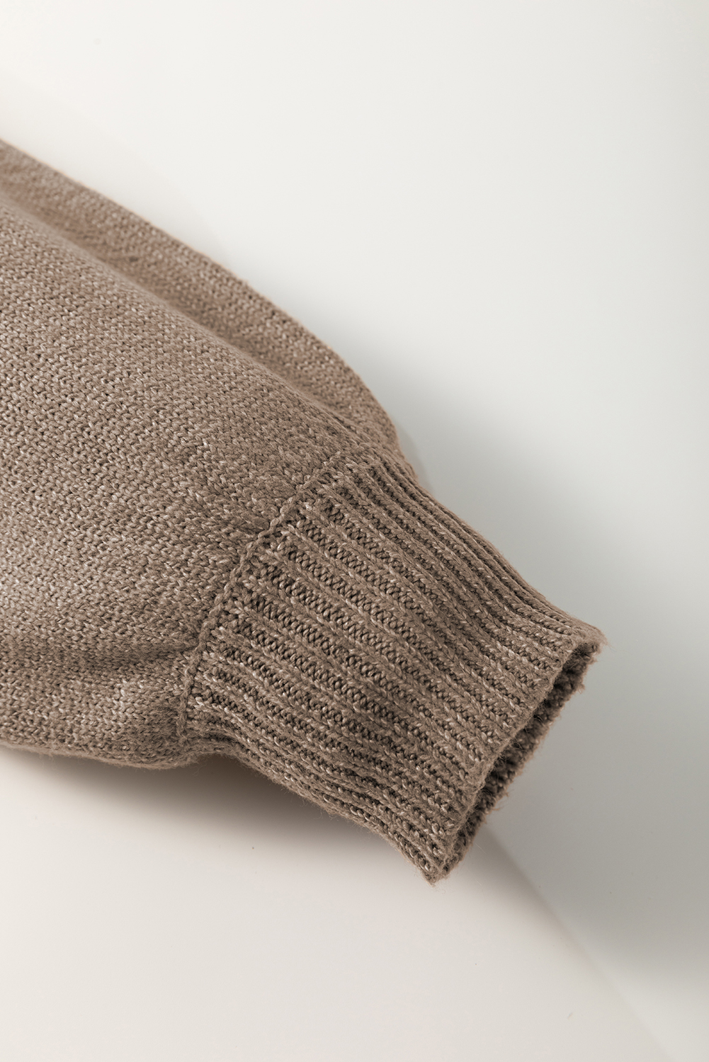 Sky Blue Eyelet Pattern Detail V Neck Drop Shoulder Sweater - loveforevers