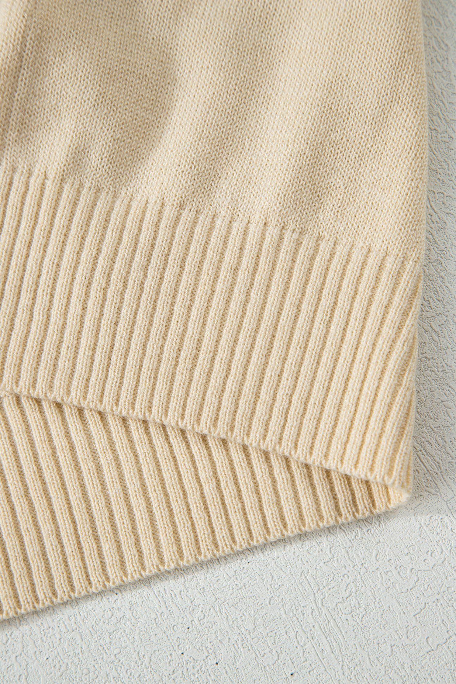 Apricot Buttoned Front Rolled Hem Cap Sleeve Sweater Top - loveforevers