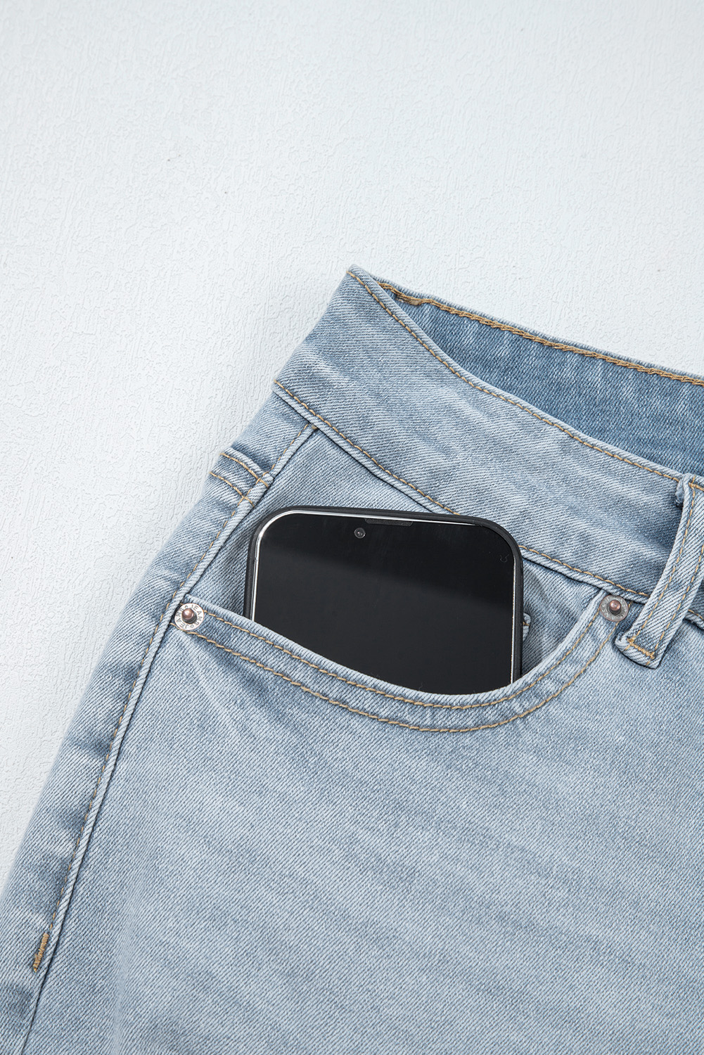 Beau Blue Mid Rise Ankle-Length Distressed Skinny Jeans - loveforevers