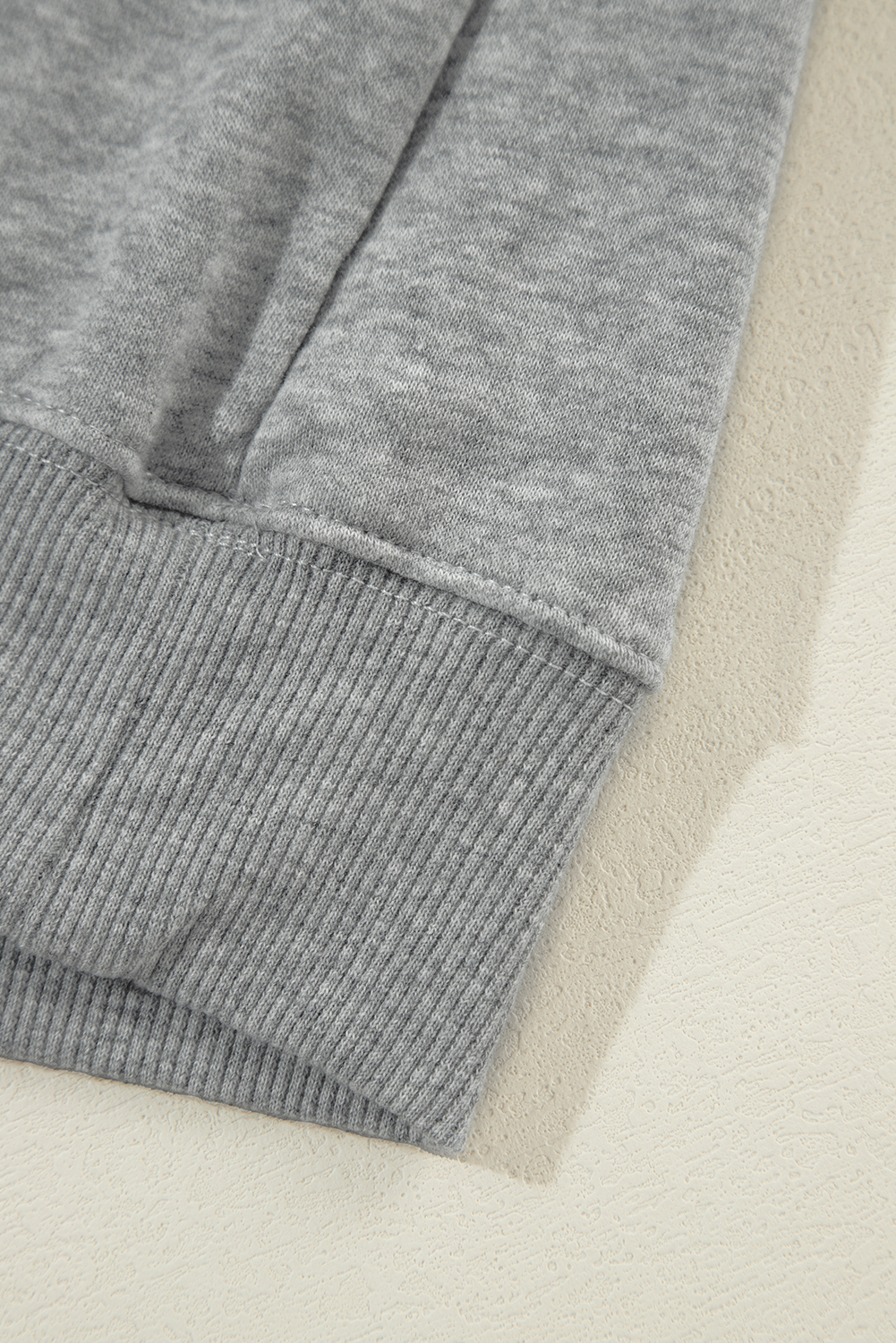 Gray Solid Classic Crewneck Pullover Sweatshirt - loveforevers