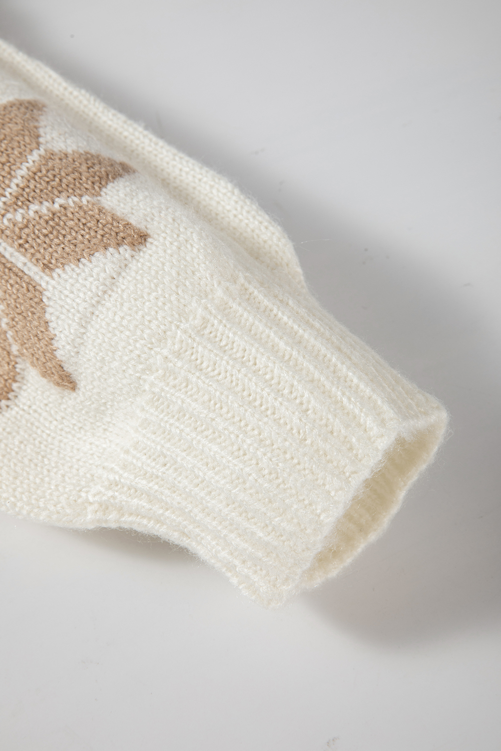 White Snowflake Christmas Tunic Sweater - loveforevers