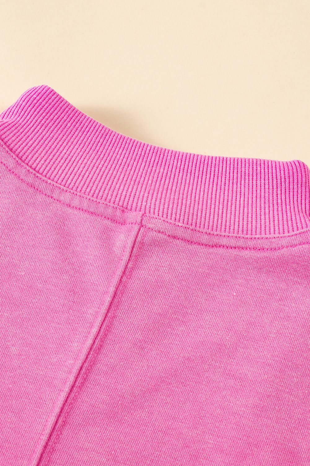 Bonbon Quarter Zip Pocketed Cap Sleeve Sweatshirt Dress - loveforevers
