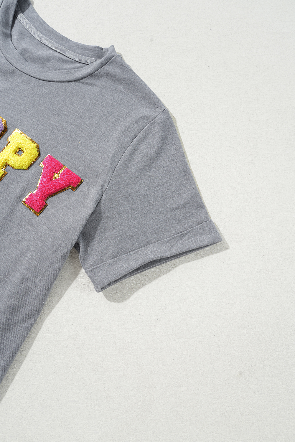 White Rabbit Bow Knot Print Crew Neck T Shirt - loveforevers