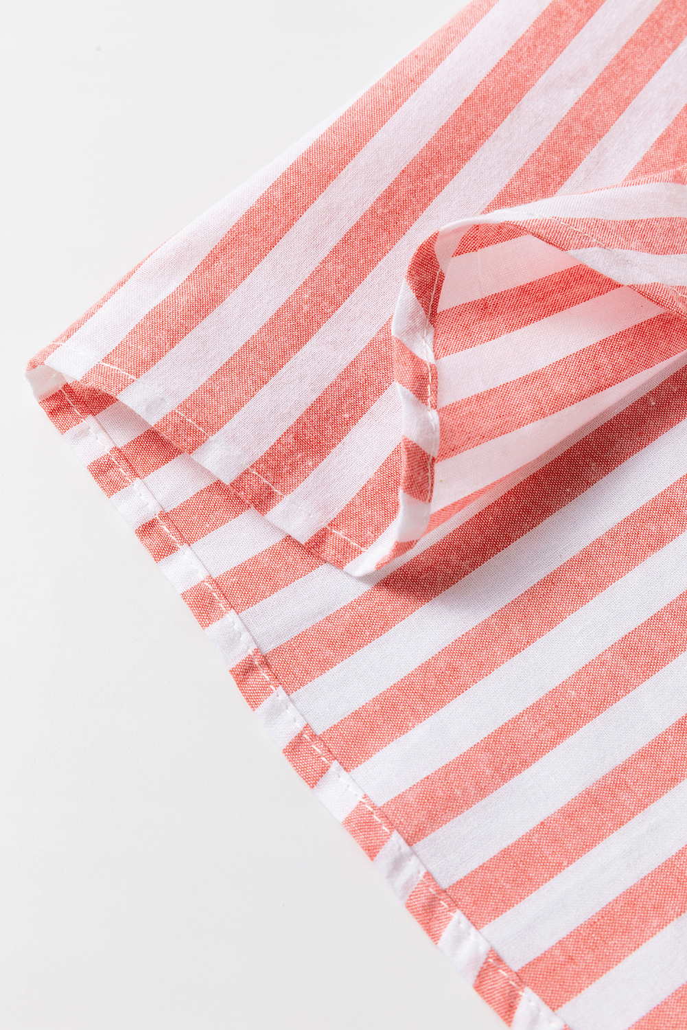 Pink Stripe Buttoned Long Sleeve Casual Shirt - loveforevers