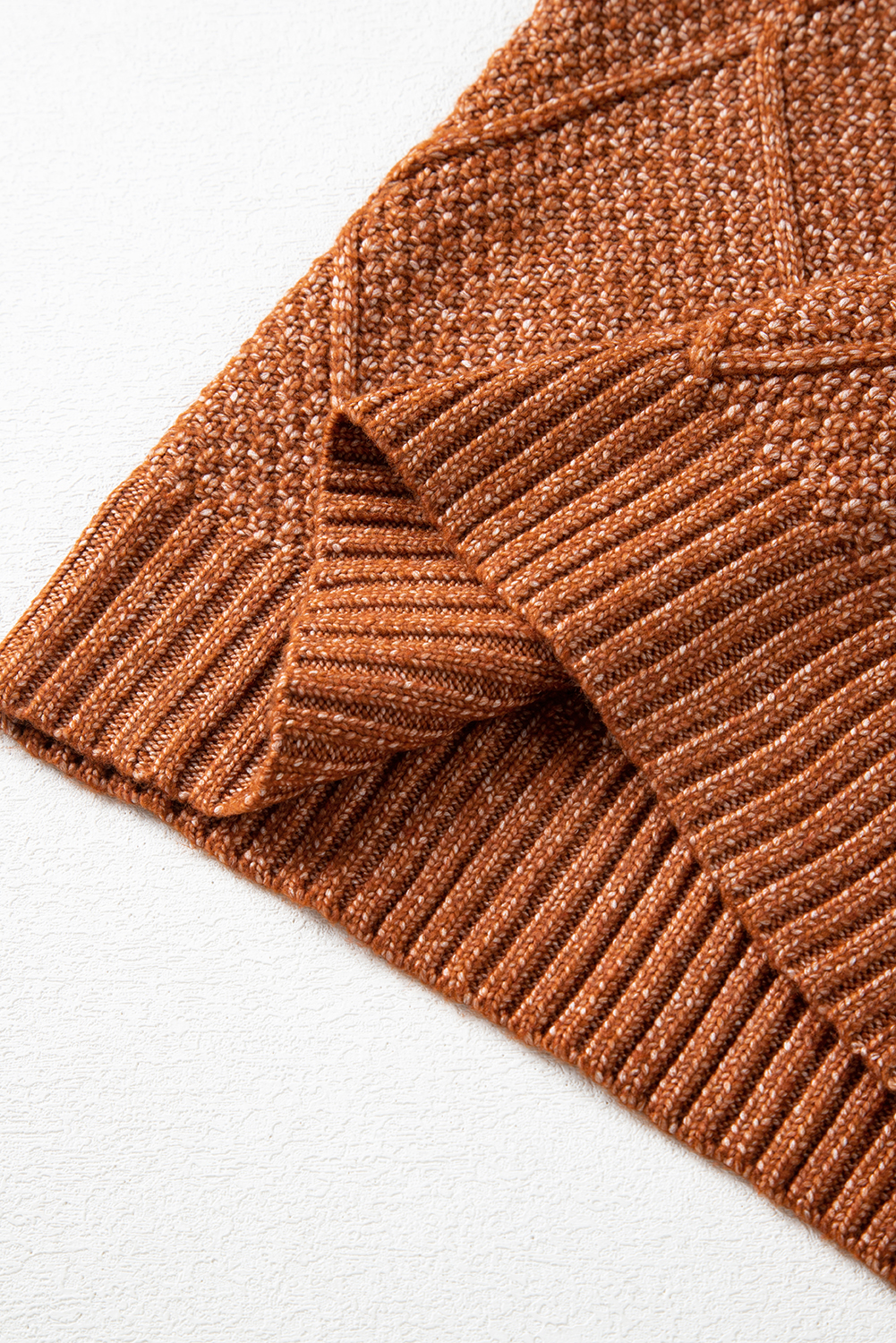 Parchment Cable Knit Drop Shoulder Loose Fit Sweater Dress - loveforevers