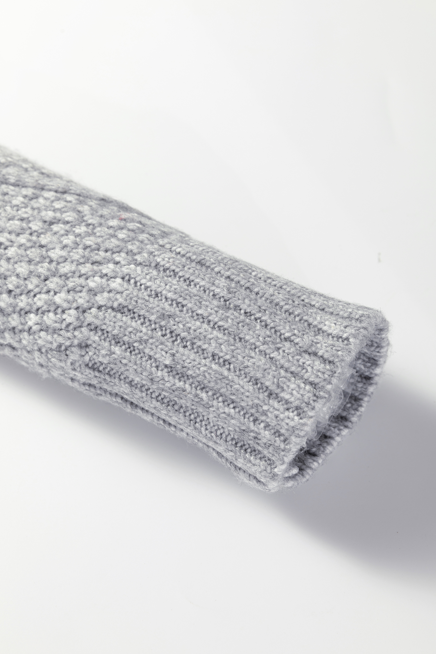Parchment Cable Knit Drop Shoulder Loose Fit Sweater Dress - loveforevers