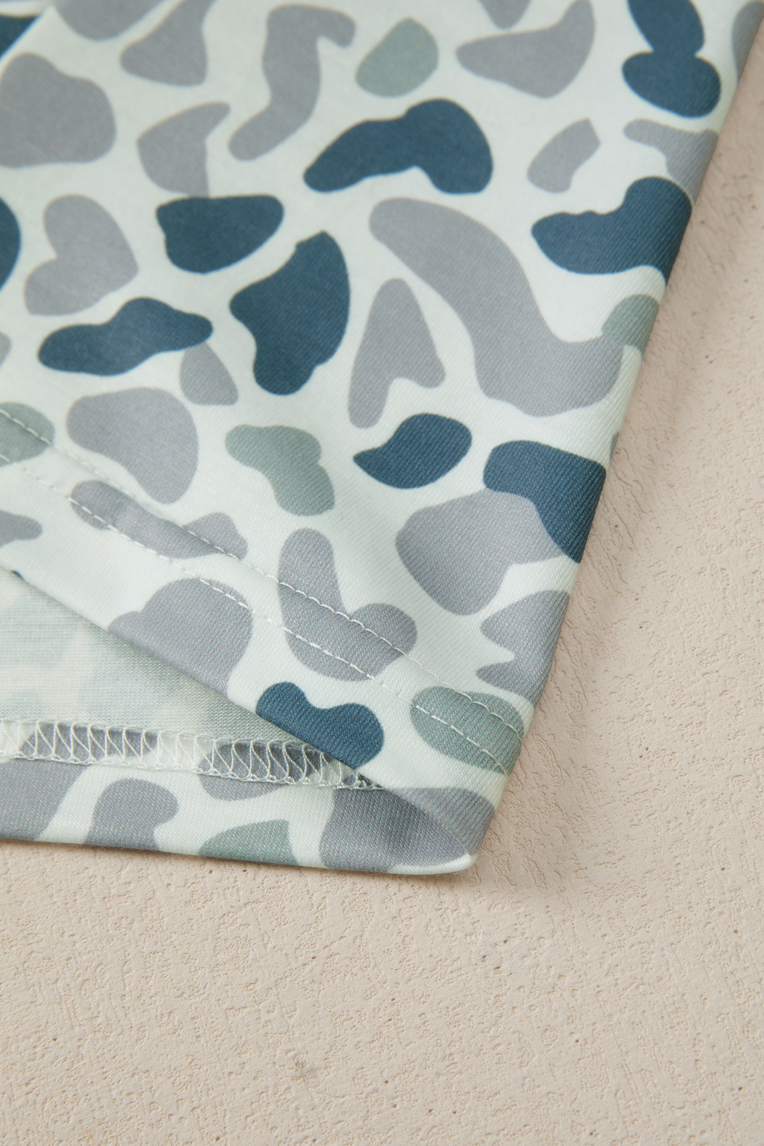 Beige Camo Print Wide Leg Casual Pants - loveforevers
