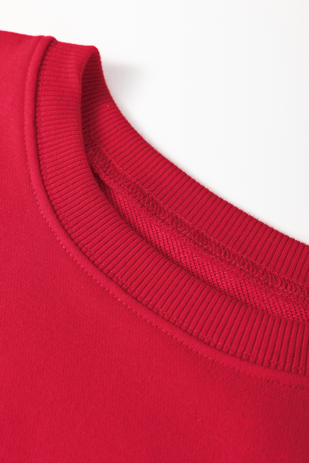 Red SANTA BABY Embroidered Crewneck Christmas Sweatshirt - loveforevers