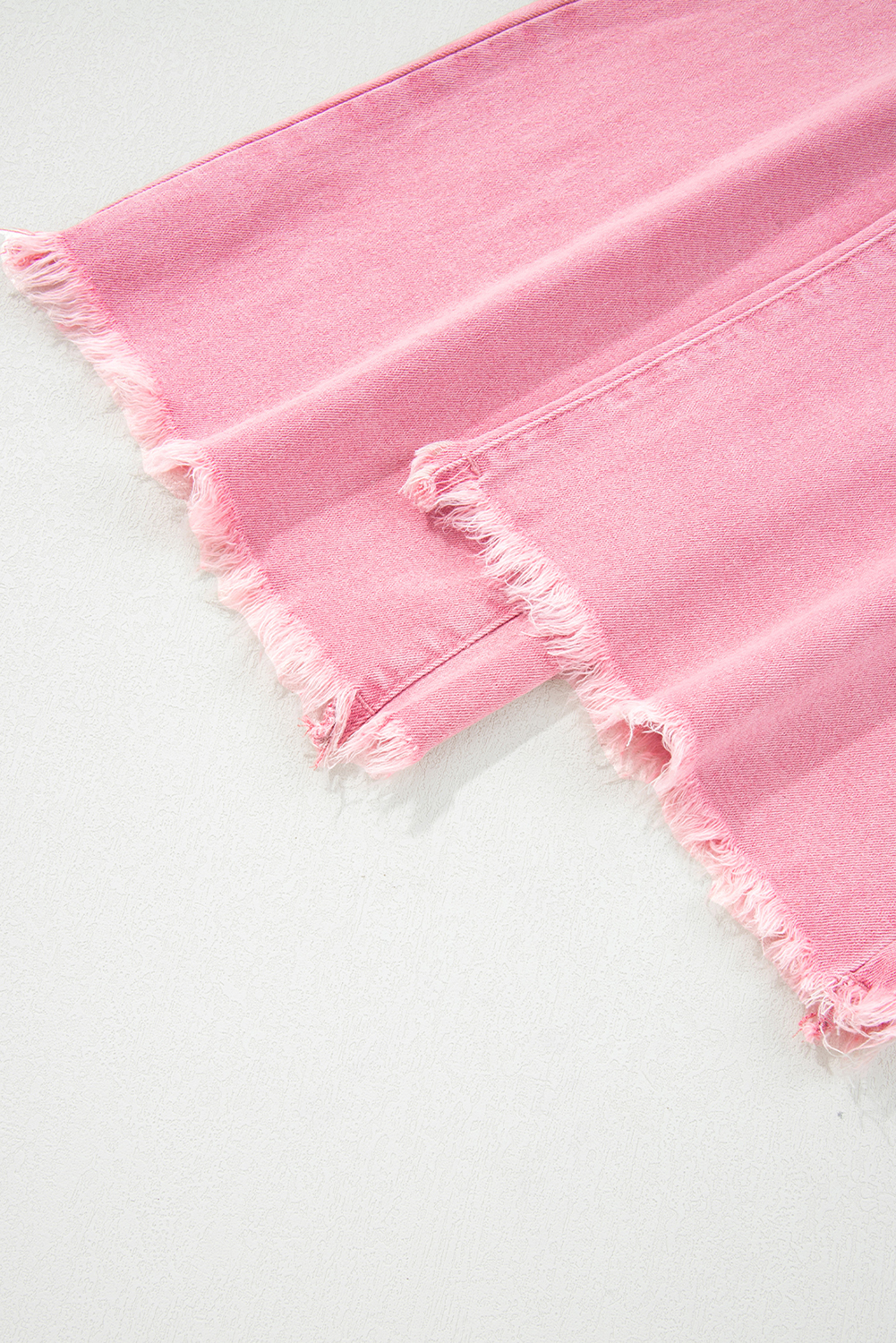 Peach Blossom Acid Washed High Rise Cropped Wide Leg Jeans - loveforevers