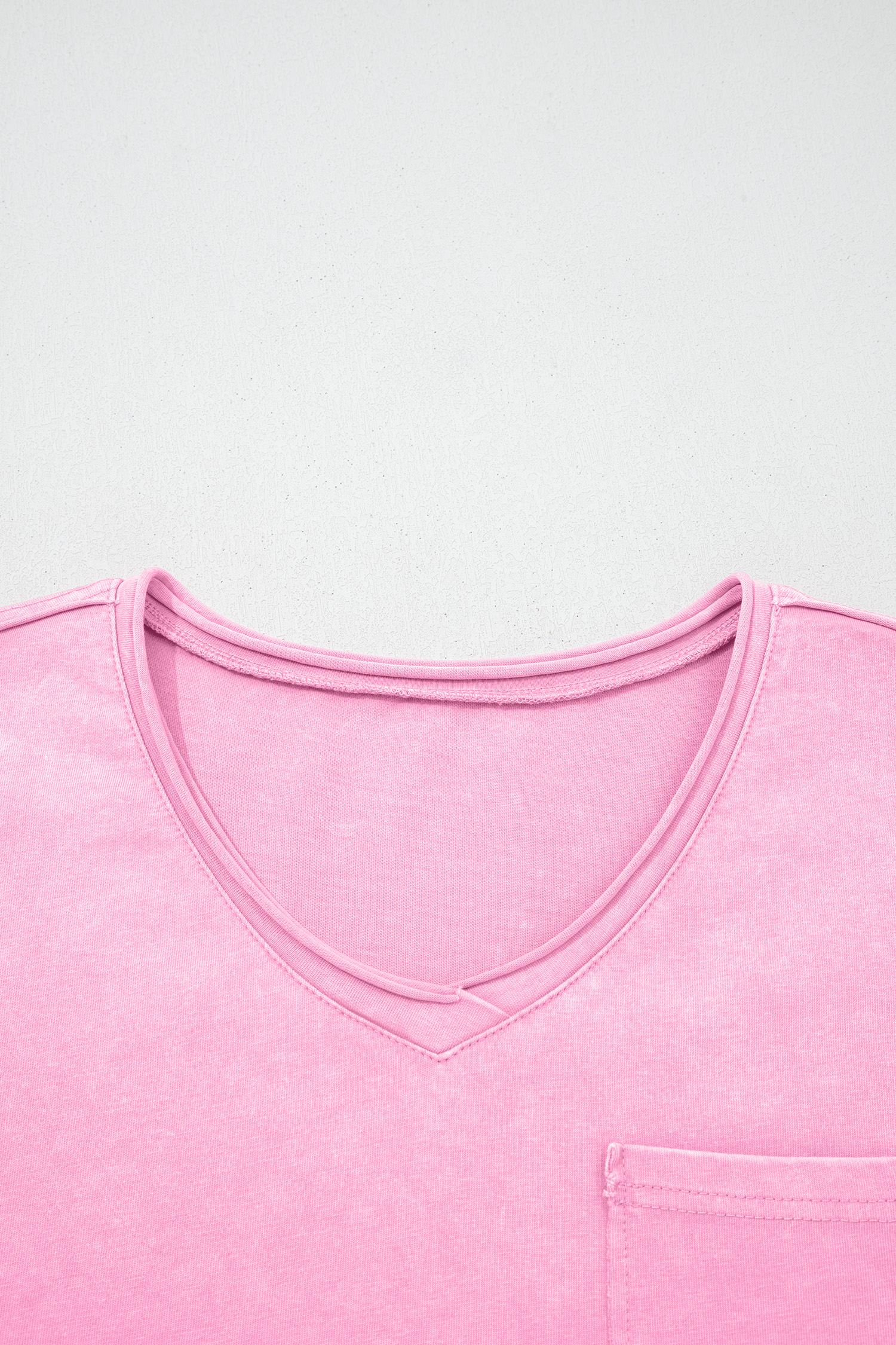 Sachet Pink Cotton Mineral Wash T Shirt - loveforevers