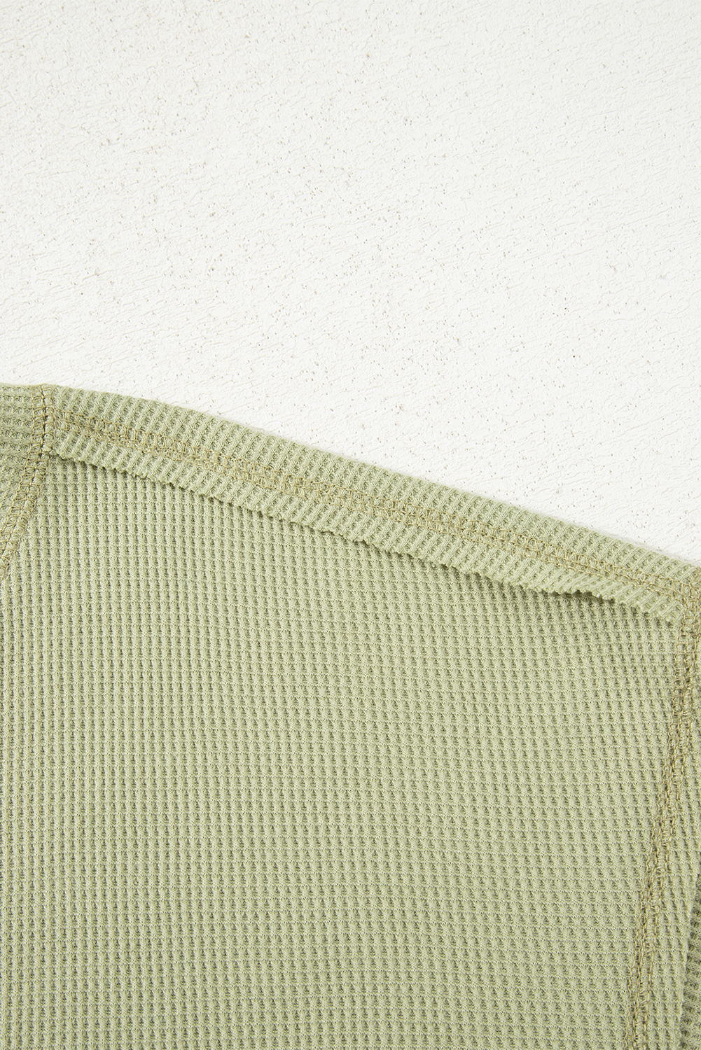 White Exposed Seam Half Sleeve Knitted V Neck Textured Top - loveforevers
