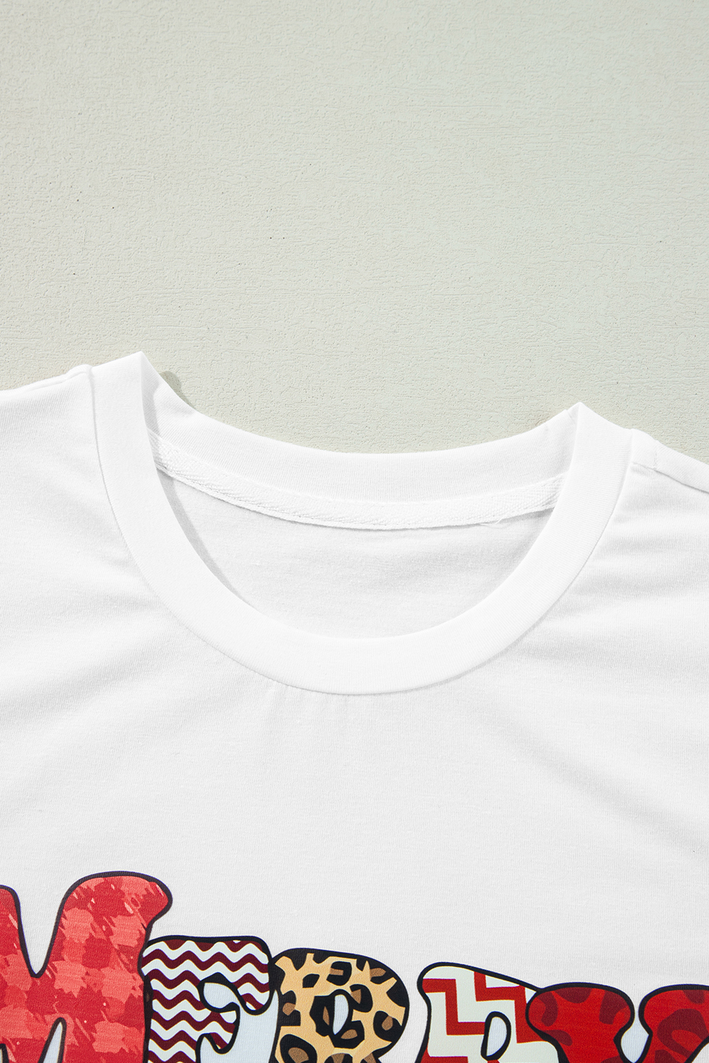 White MERRY Christmas YAll Graphic Crewneck T Shirt - loveforevers
