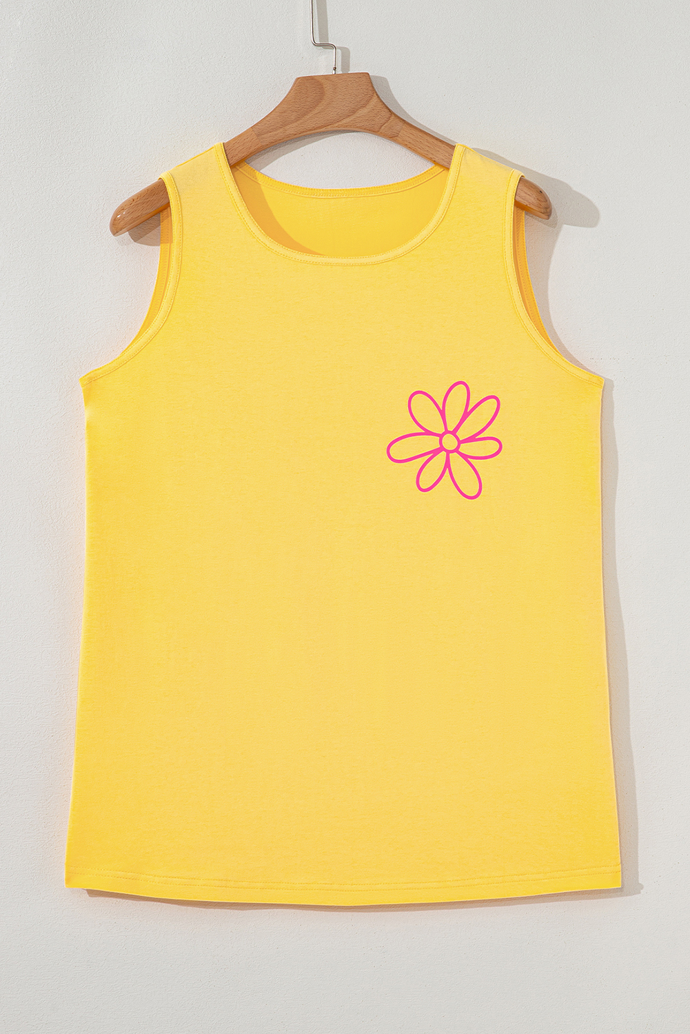 Blue Sun Graphic Casual Tank Top - loveforevers