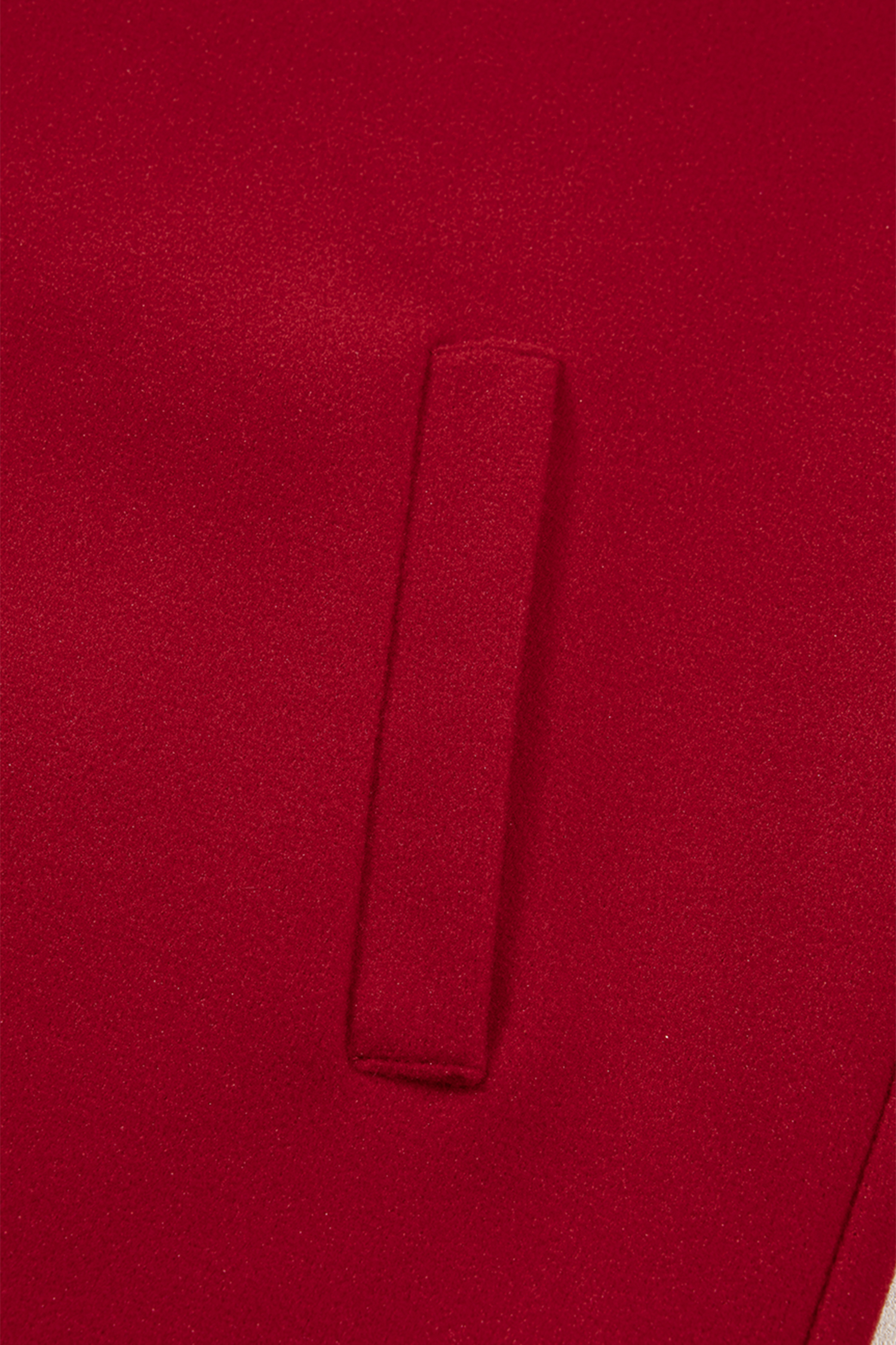 Racing Red Contrast Cuffed Drop Shoulder Zip up Tunic Hoodie - loveforevers