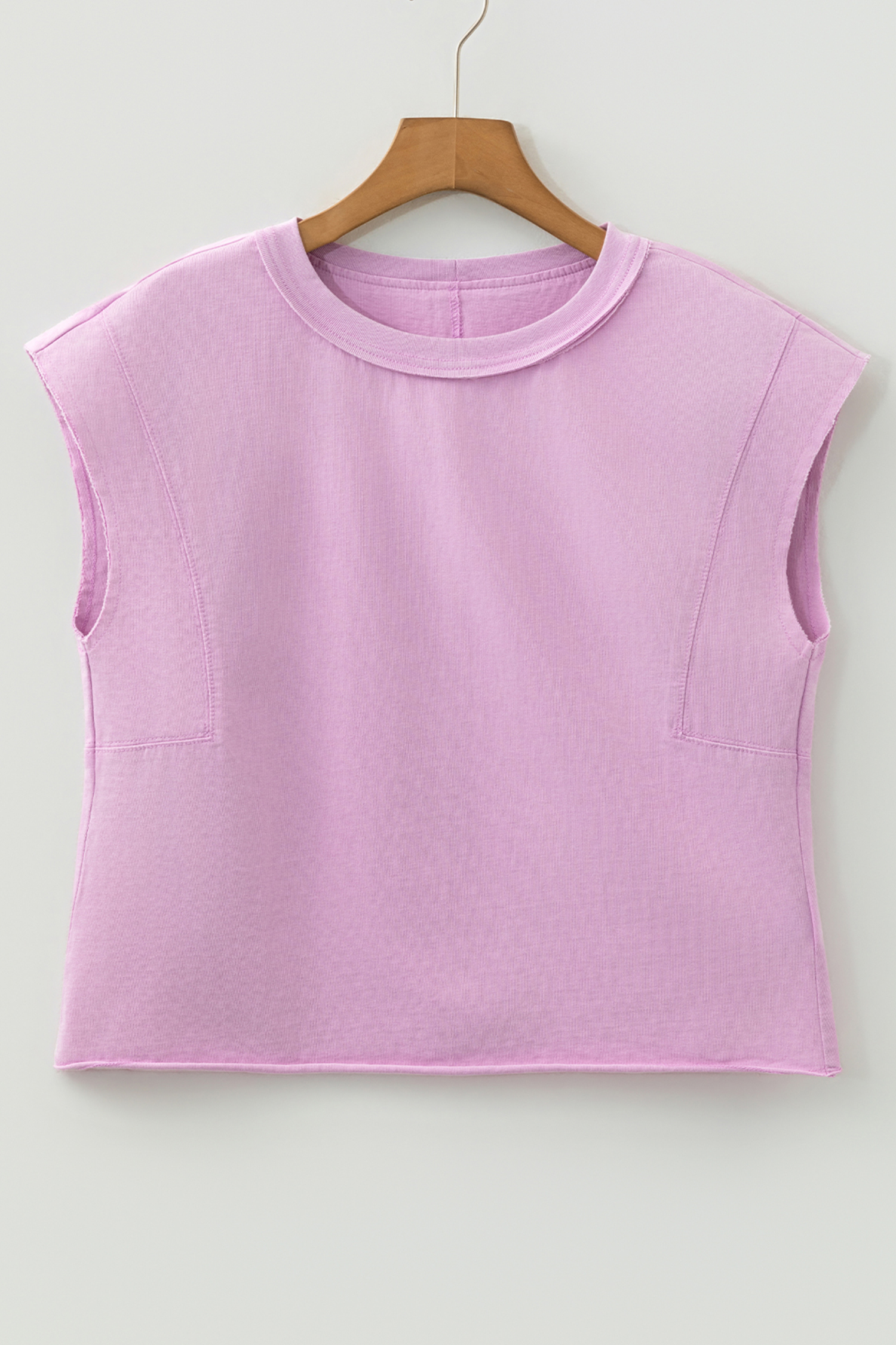 Medium Grey Mineral Wash Boxy Fit Cotton Tank Top - loveforevers
