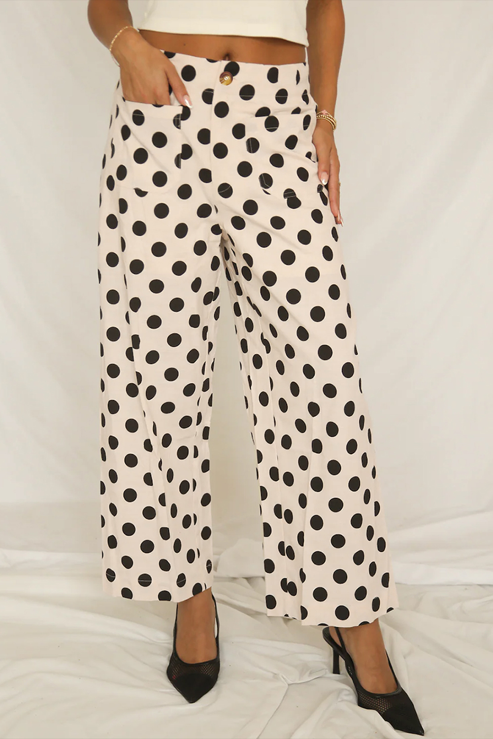 Dusk Blue Loose Straight Leg Cropped High Waist Jeans - loveforevers