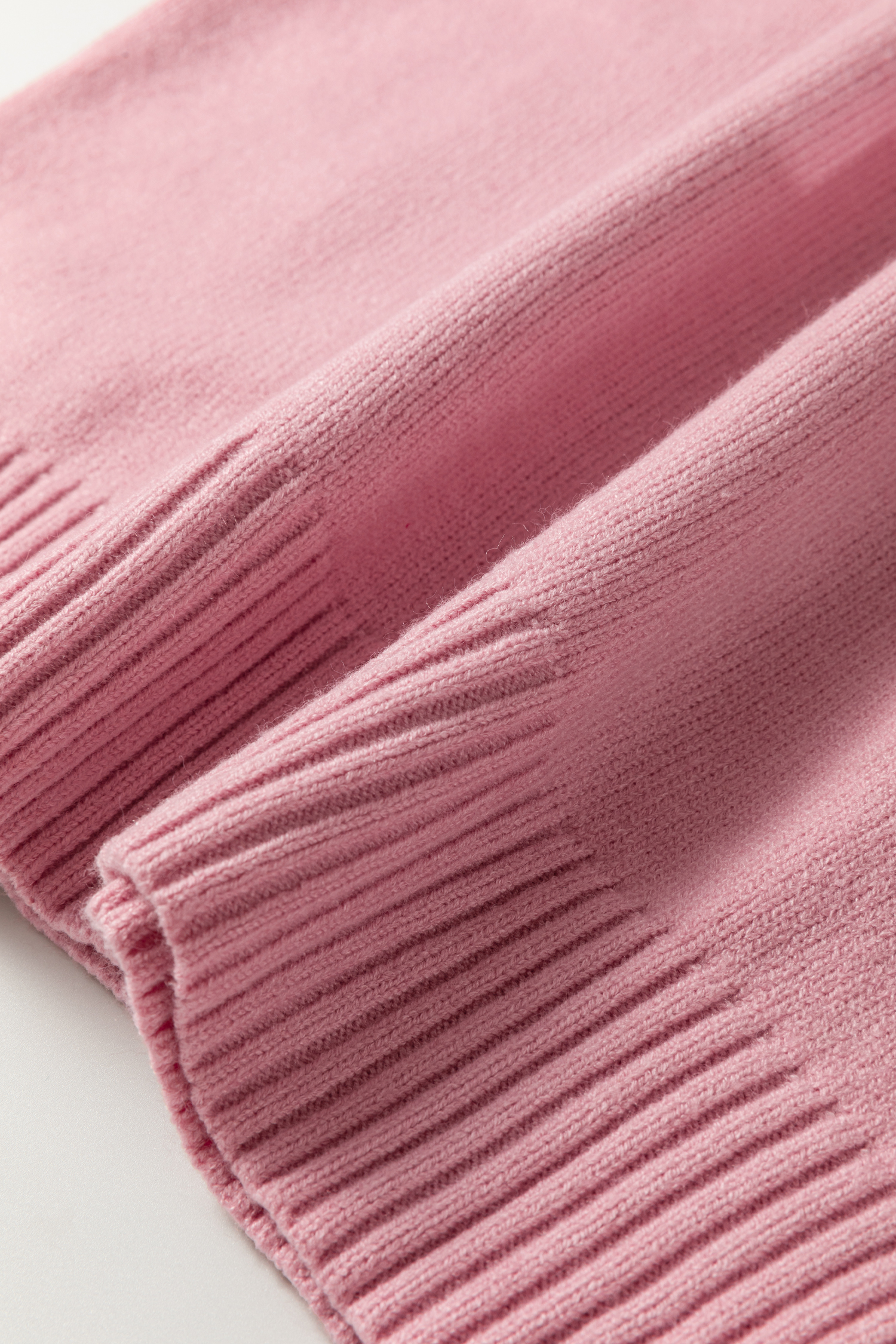 Light Pink Plaid Heart Embroidered Cuffed Drop Shoulder Crew Neck Sweater - loveforevers