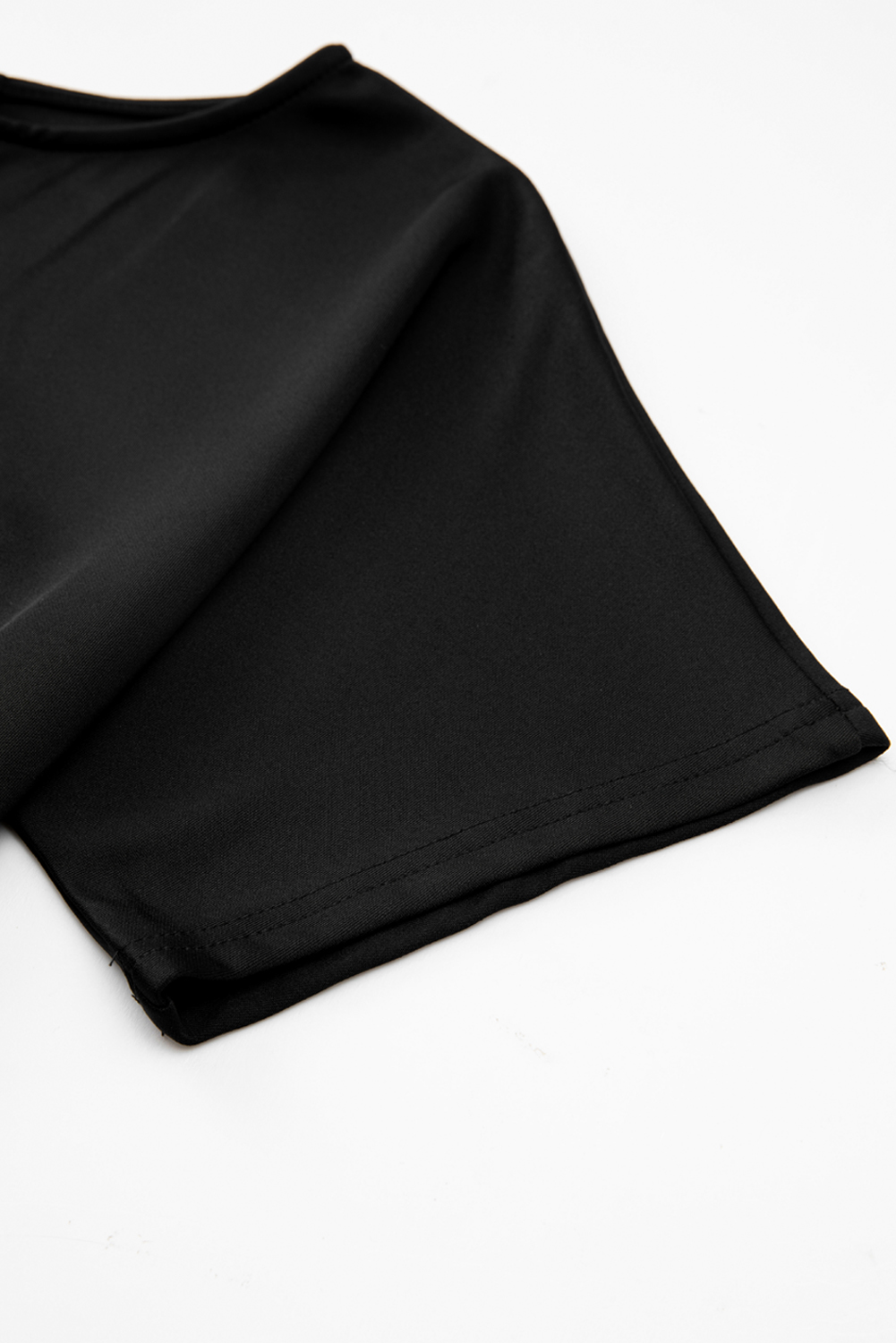 Black Dolman Sleeve Belted Straight Leg Jumpsuit - loveforevers