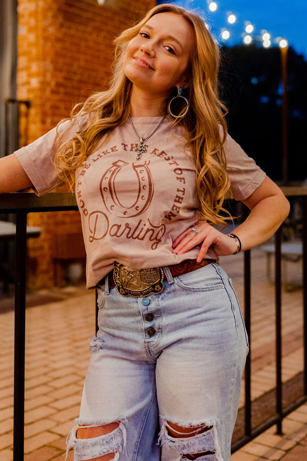 Khaki DO NOT BE LIKE THE REST OF THEM Darling Graphic Tee - loveforevers