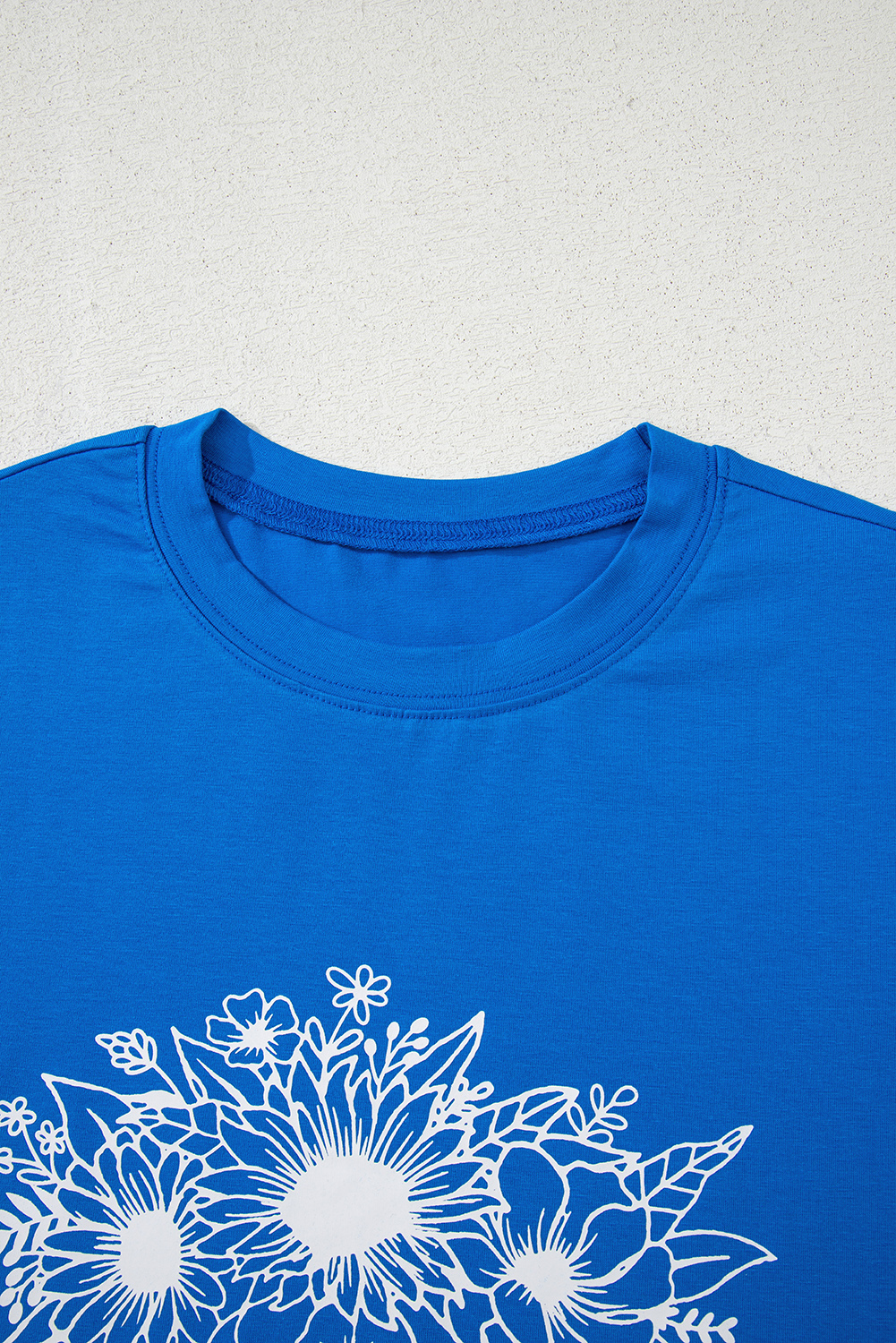 Blue Sunflower Boots Graphic Western Fashion T Shirt - loveforevers