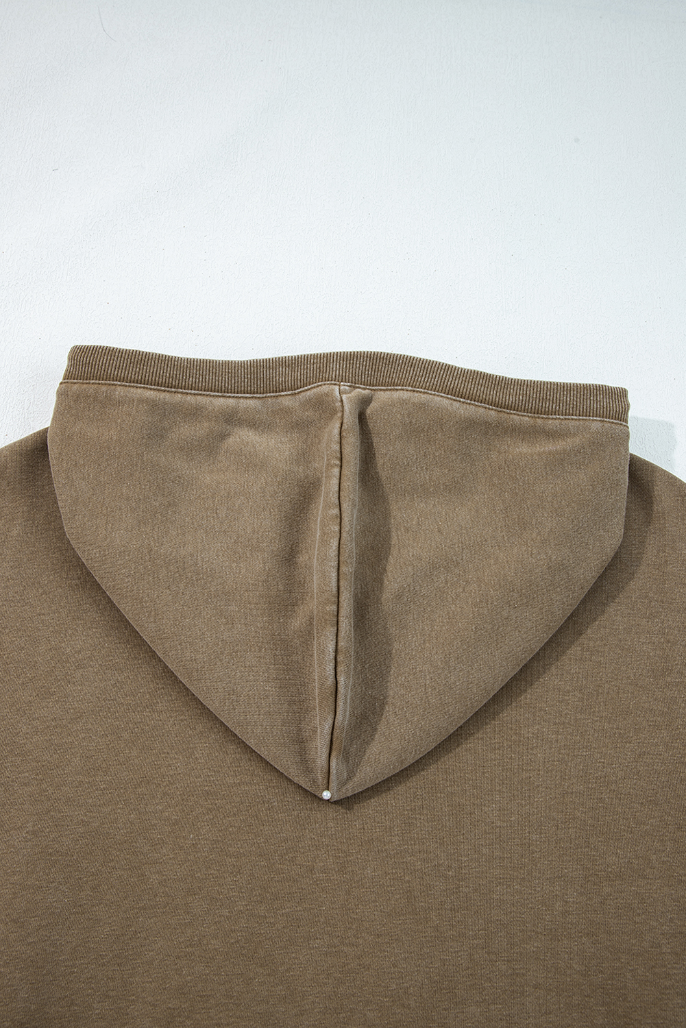 Canton Half Zip Kangaroo Pocket Mineral Wash Baggy Hoodie - loveforevers