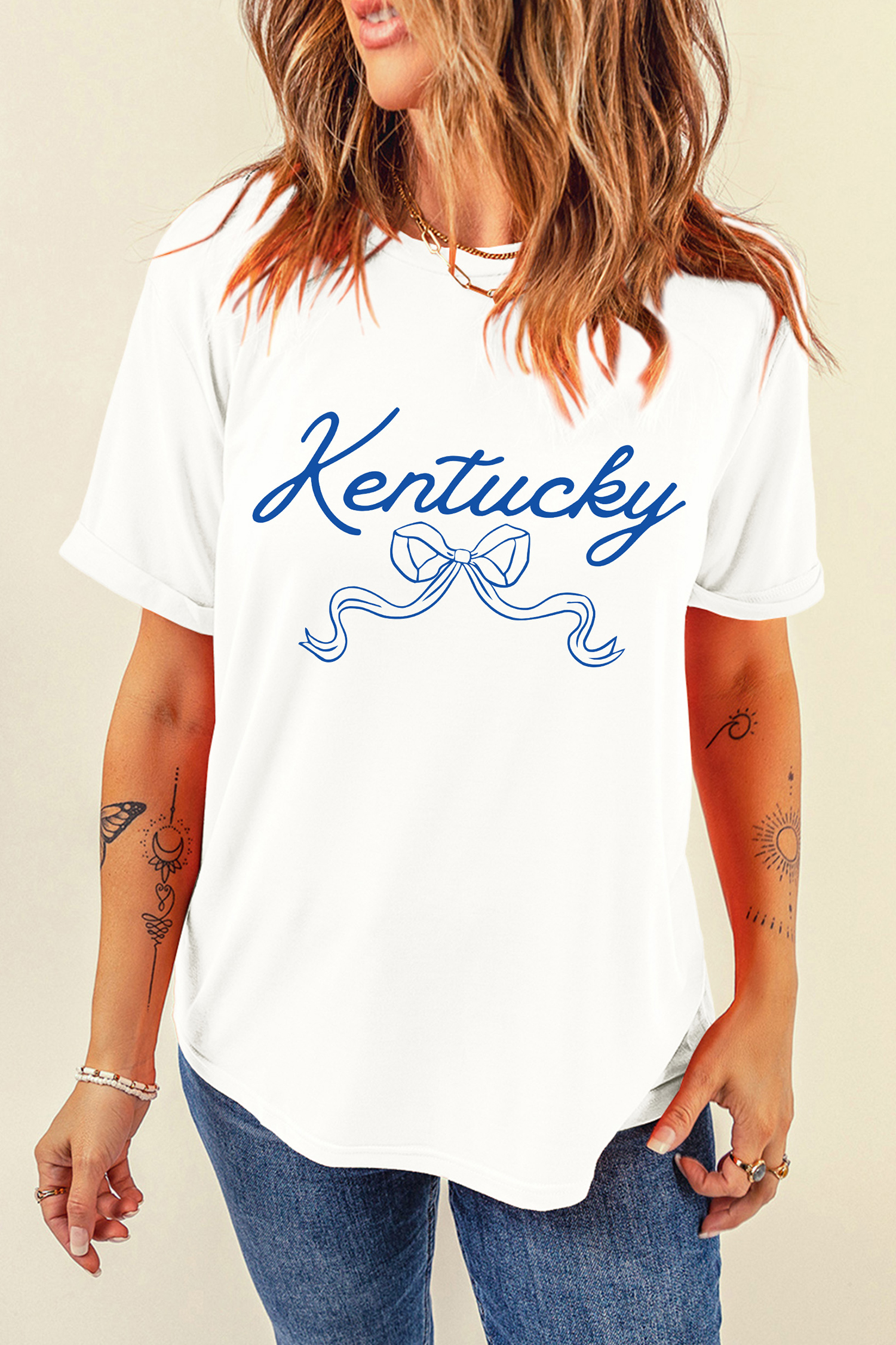 Green Camouflage KENTUCKY Crew Neck Summer Top - loveforevers