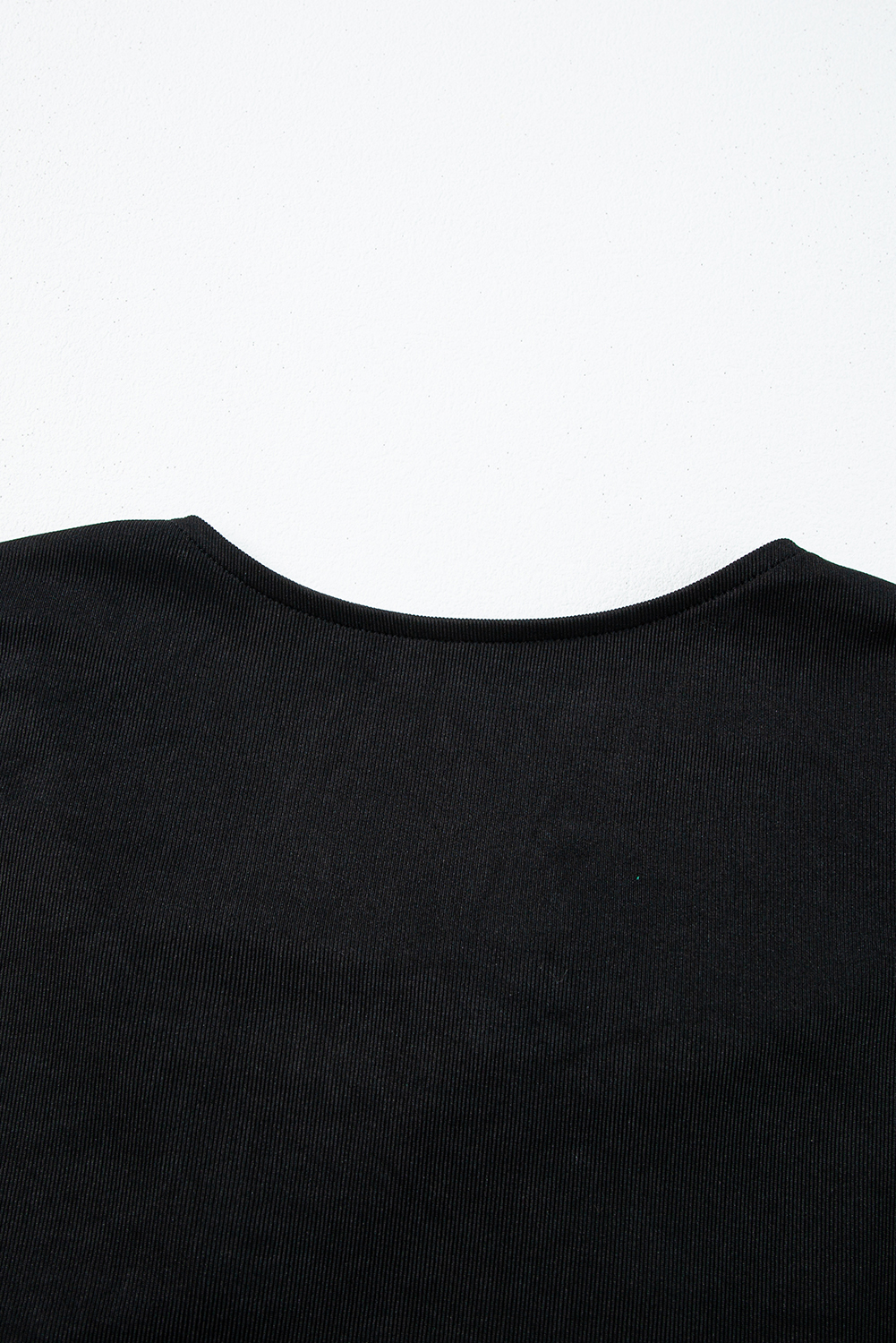 Black Cowl Neck Bat Sleeve T Shirt - loveforevers