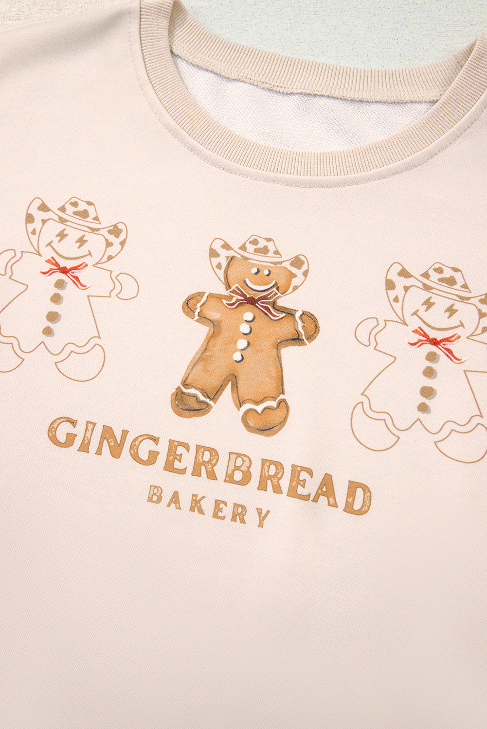 Jet Stream GINGERBREAD BAKERY Christmas Print 2pcs Lounge Set - loveforevers