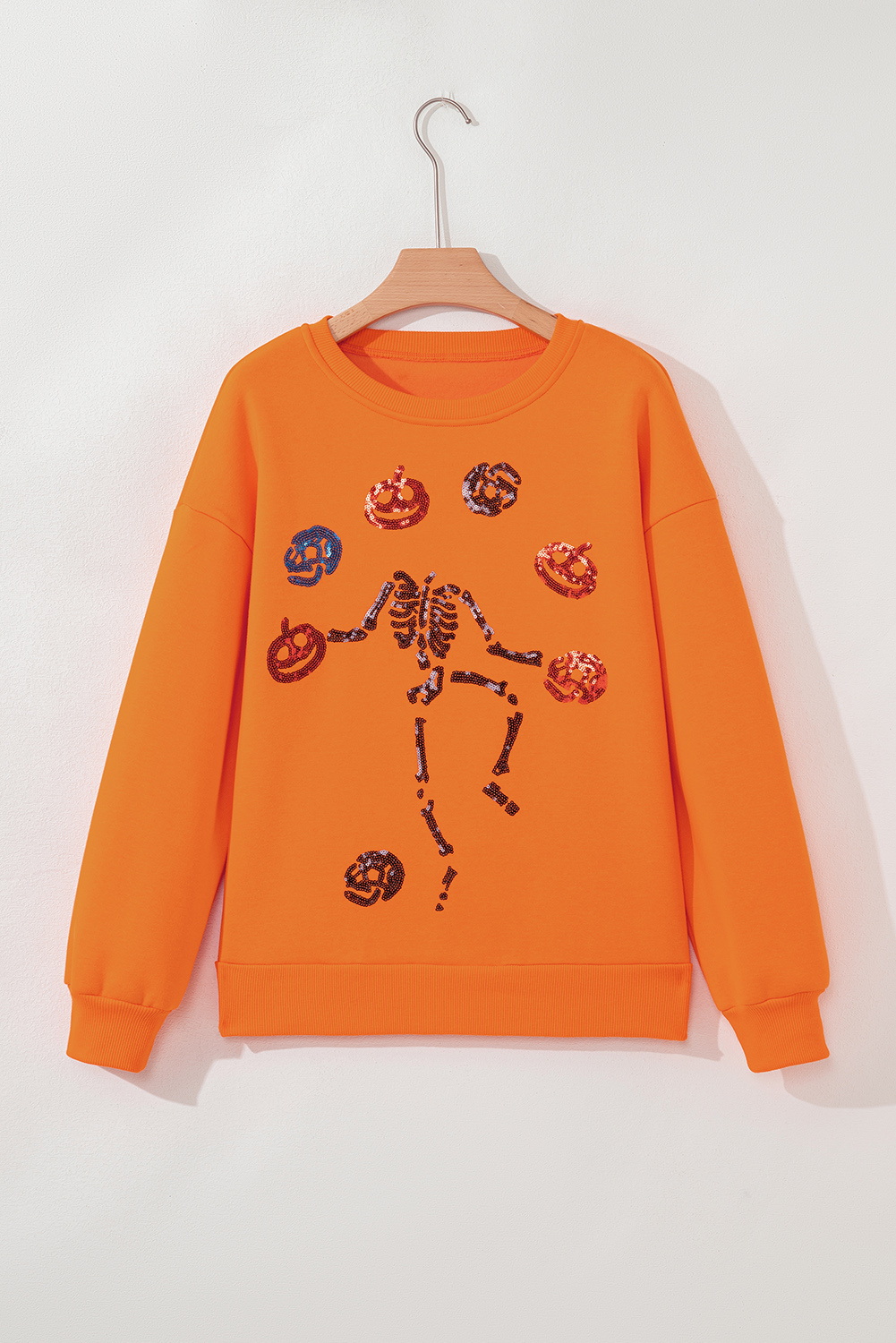 Carrot Dancing Critters Sequin Halloween Crewneck Sweatshirt - loveforevers