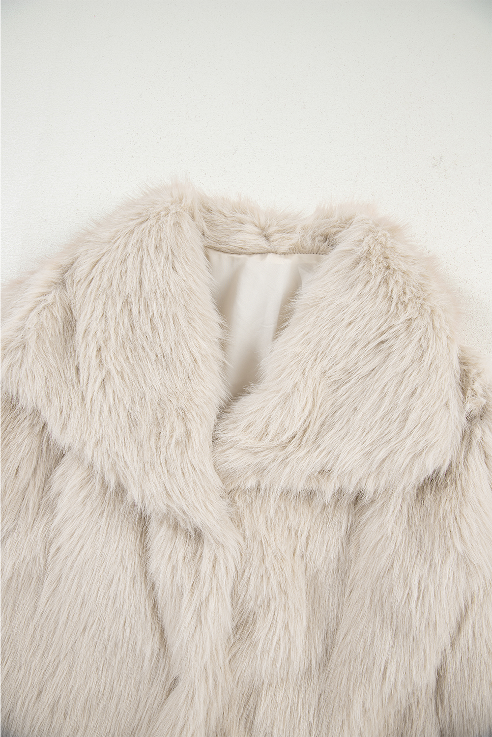 Jet Stream Luxurious Faux Fur Large Collar Winter Coat - loveforevers