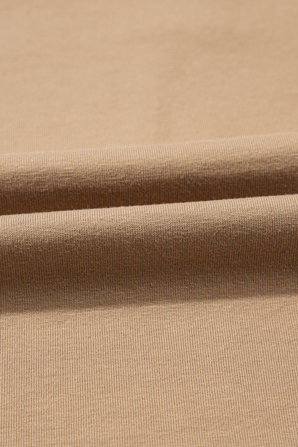 Pale Khaki Long Sleeve Buttons V Neck Slim Fit Top - loveforevers