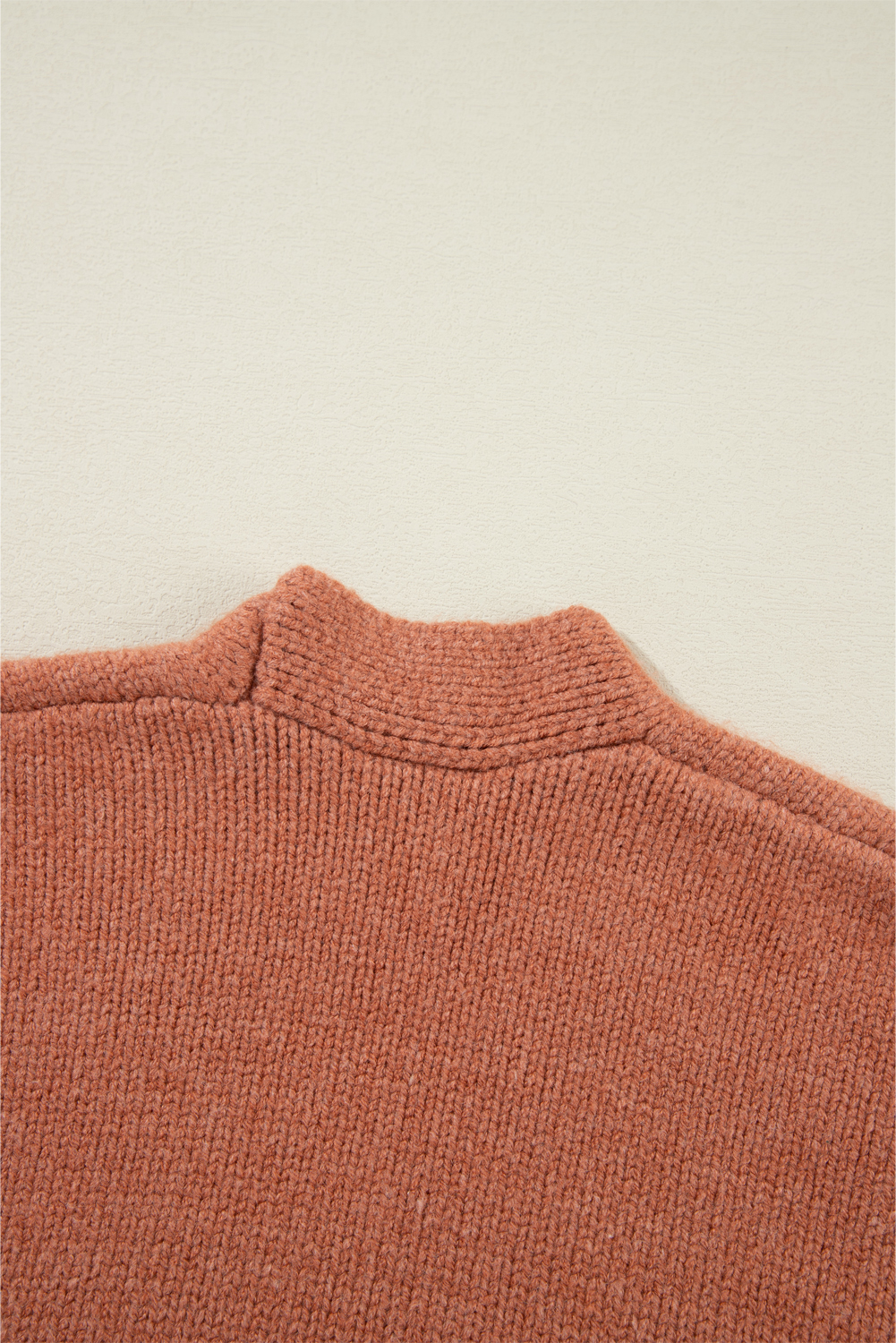 Light French Beige Drop Shoulder Open Front Cropped Cardigan - loveforevers