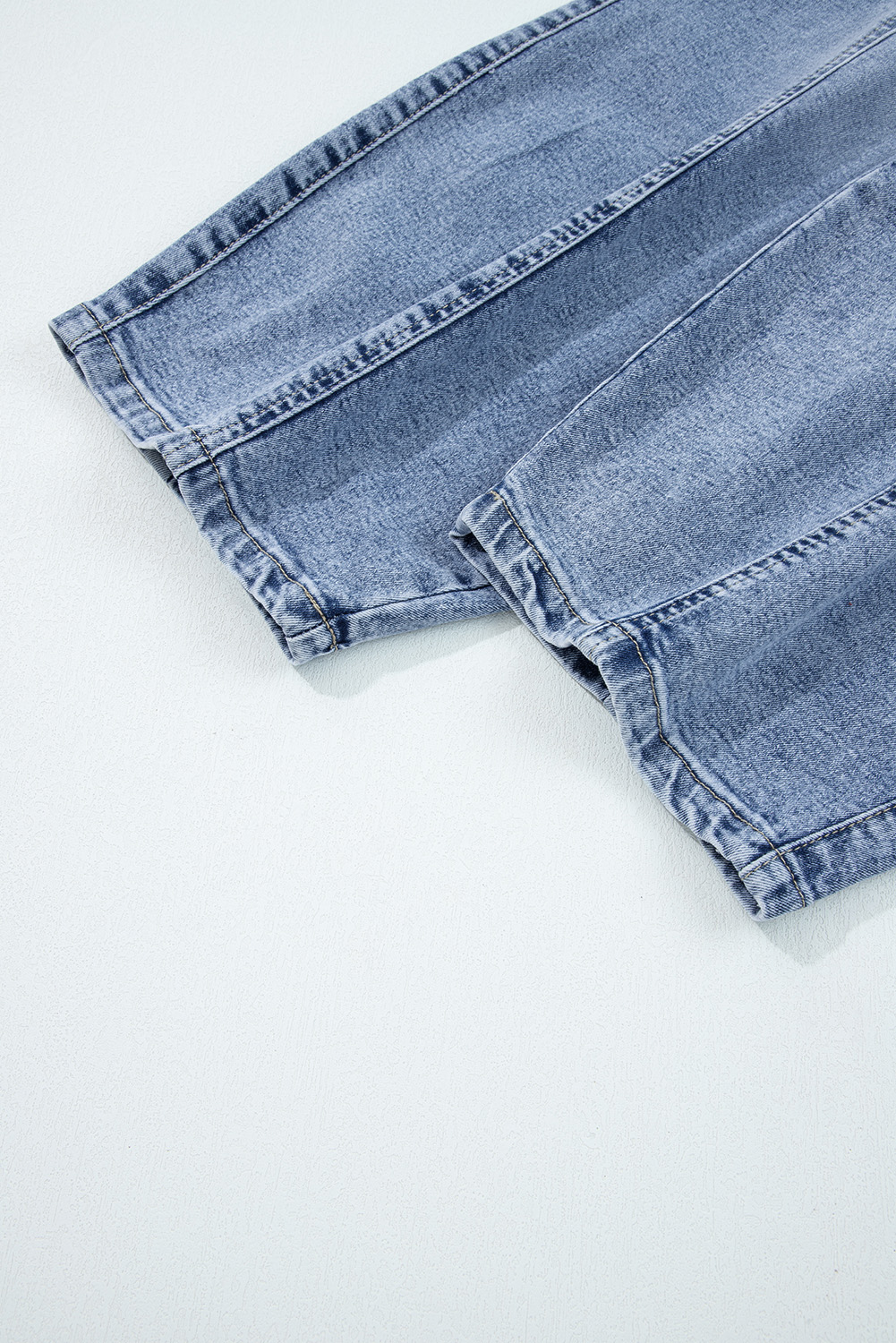 Myosotis Large Patch Pocket Drawstring Paperbag Waist Barrel Jeans - loveforevers
