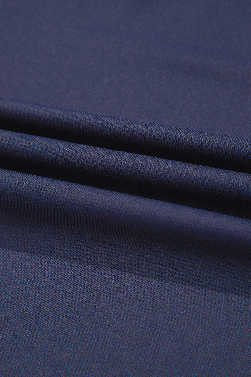 Navy Blue Raw Hem Loose Tee and Wide Leg Pants Set - loveforevers