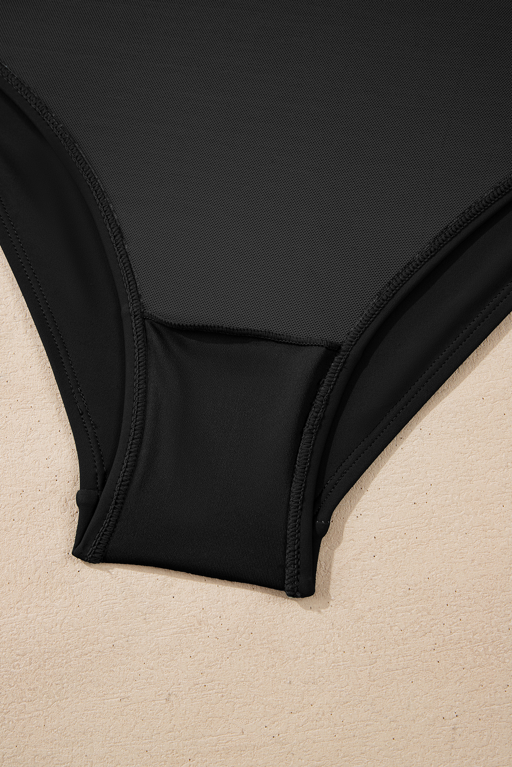 Black Square Neck Ruched Tommy Control One Piece Swimsuit - loveforevers