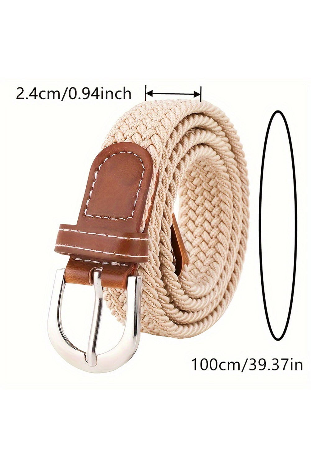 Dearlove White Boho Style Woven Canvas Waist Belt - loveforevers