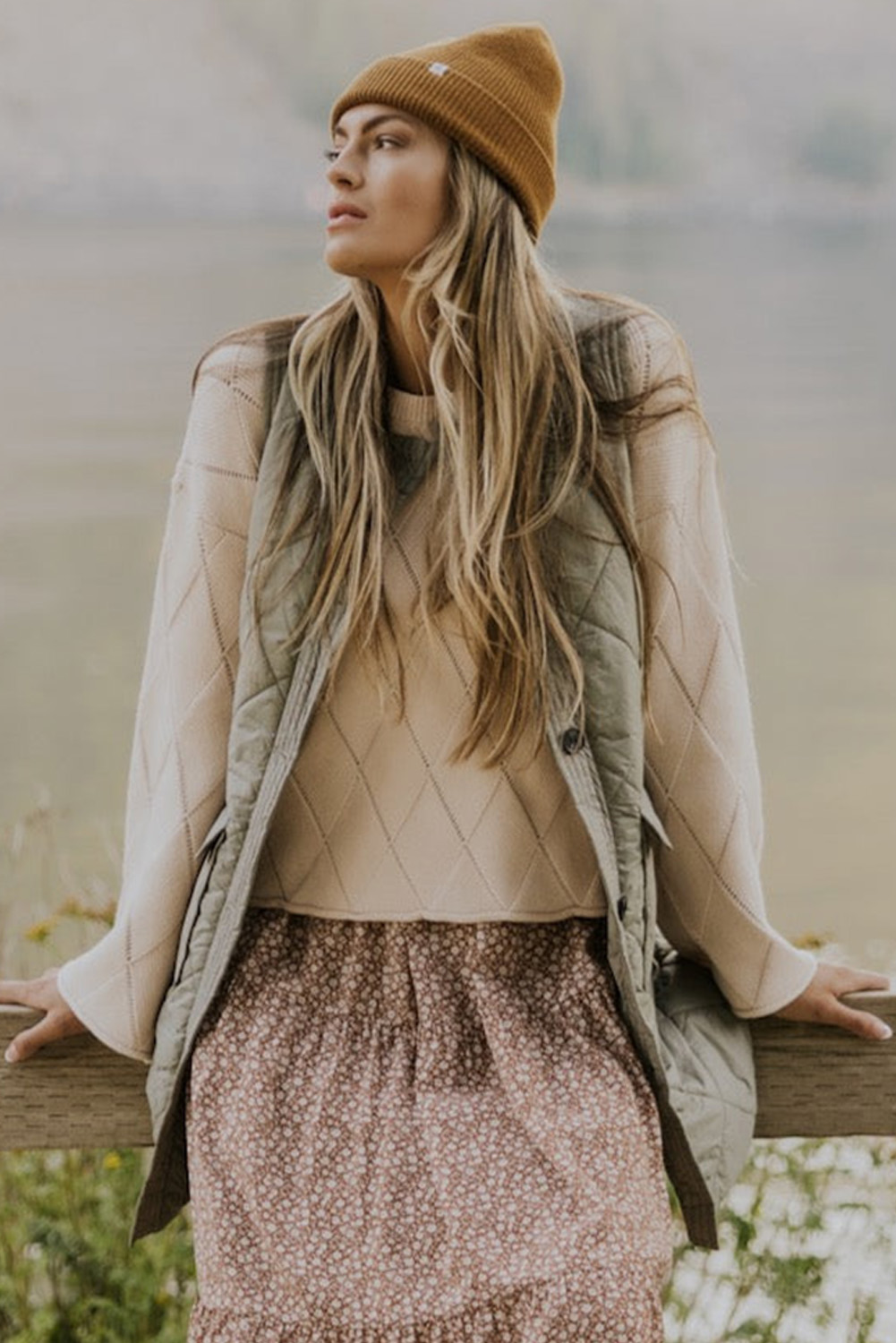 Green Quilted Snap Button Hooded Puffer Coat - loveforevers