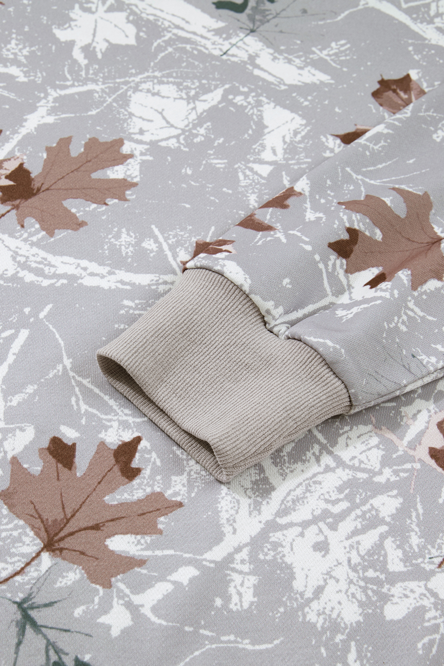 Beige Camo Print Baggy Drawstring Jogger Sweatpants - loveforevers