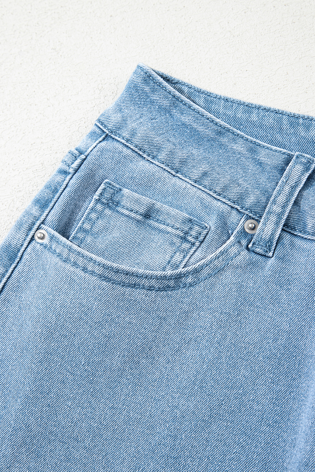 Peach Blossom Acid Washed High Rise Cropped Wide Leg Jeans - loveforevers