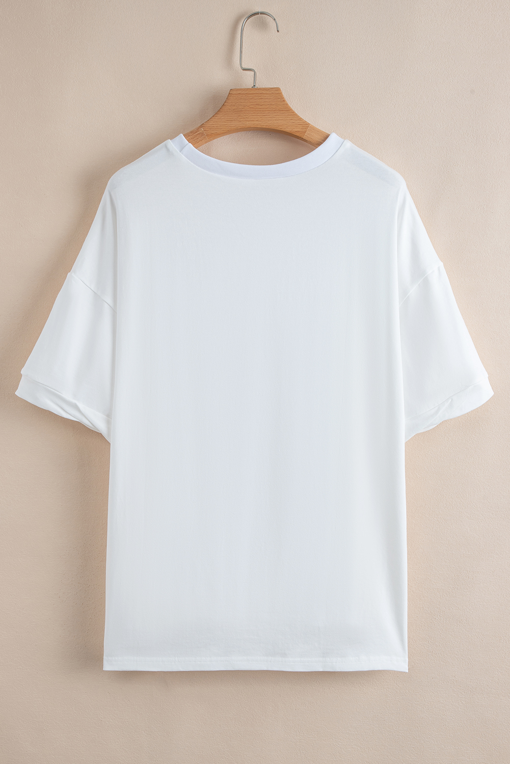 Black Loose Half Sleeve Hi Low Hem T Shirt - loveforevers