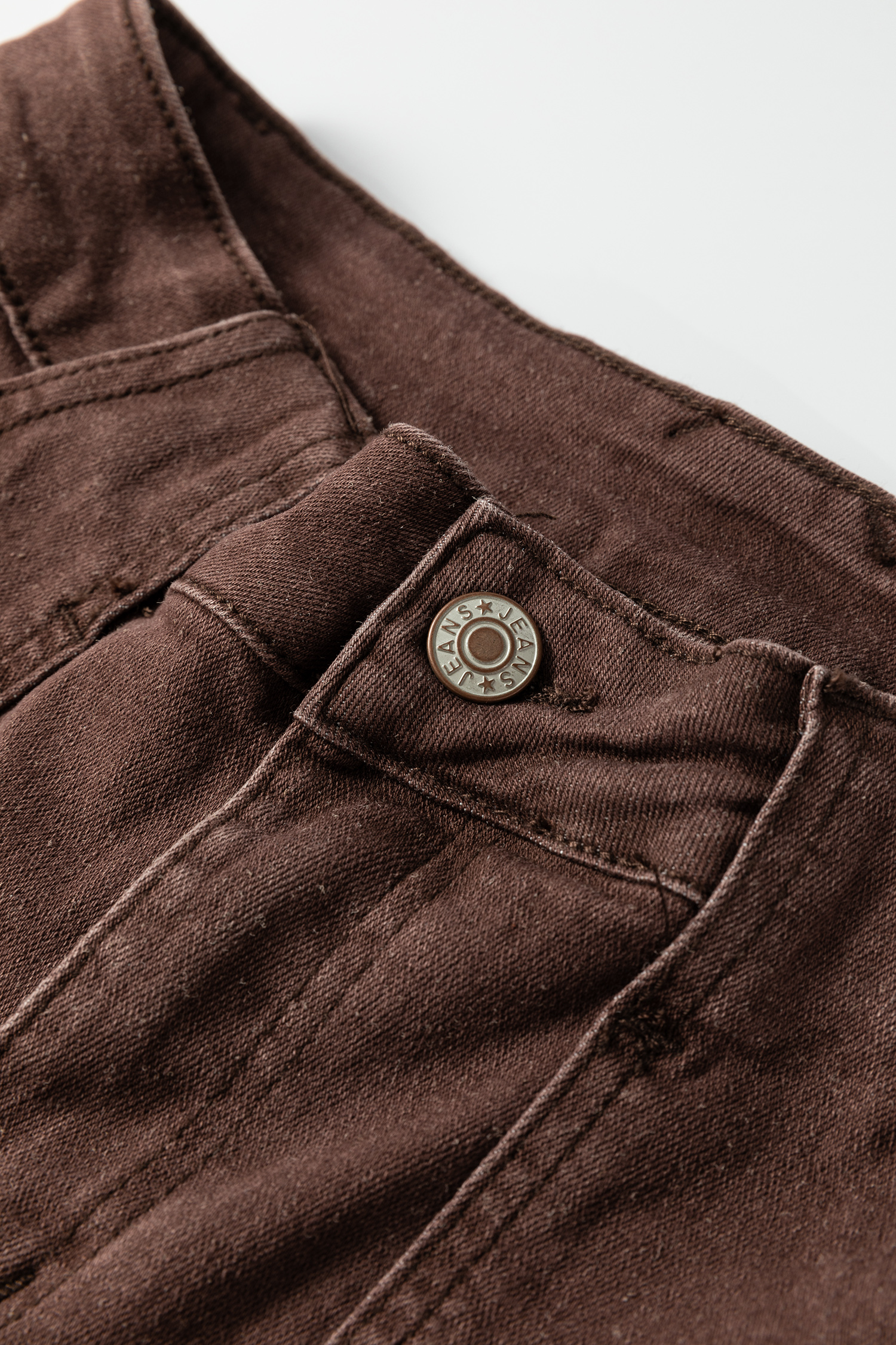 Dusk Blue Retro Washed Patch Pocket Loose Jeans - loveforevers