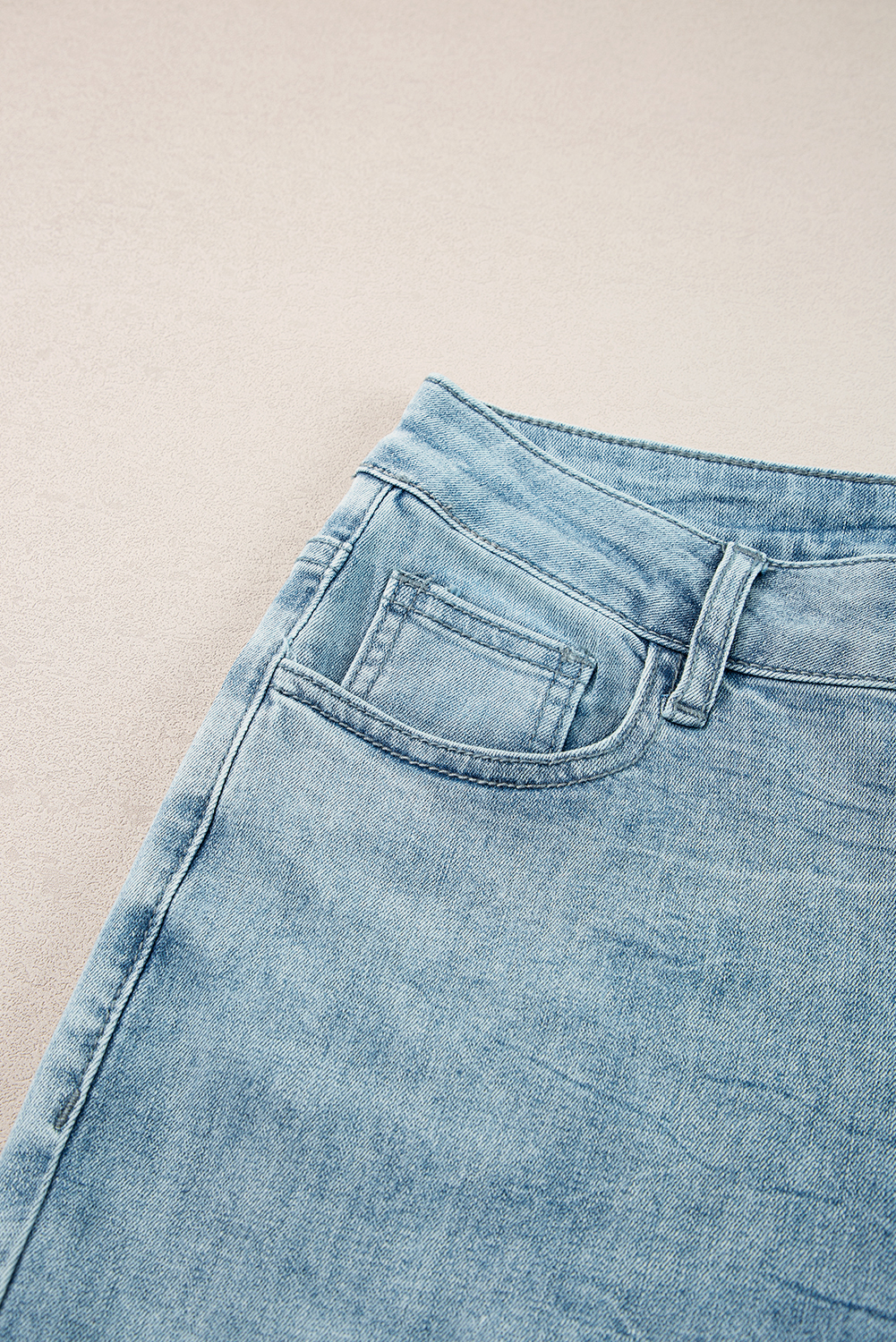 Dusk Blue Acid Wash Extra Wide Leg High Waist Long Jeans - loveforevers
