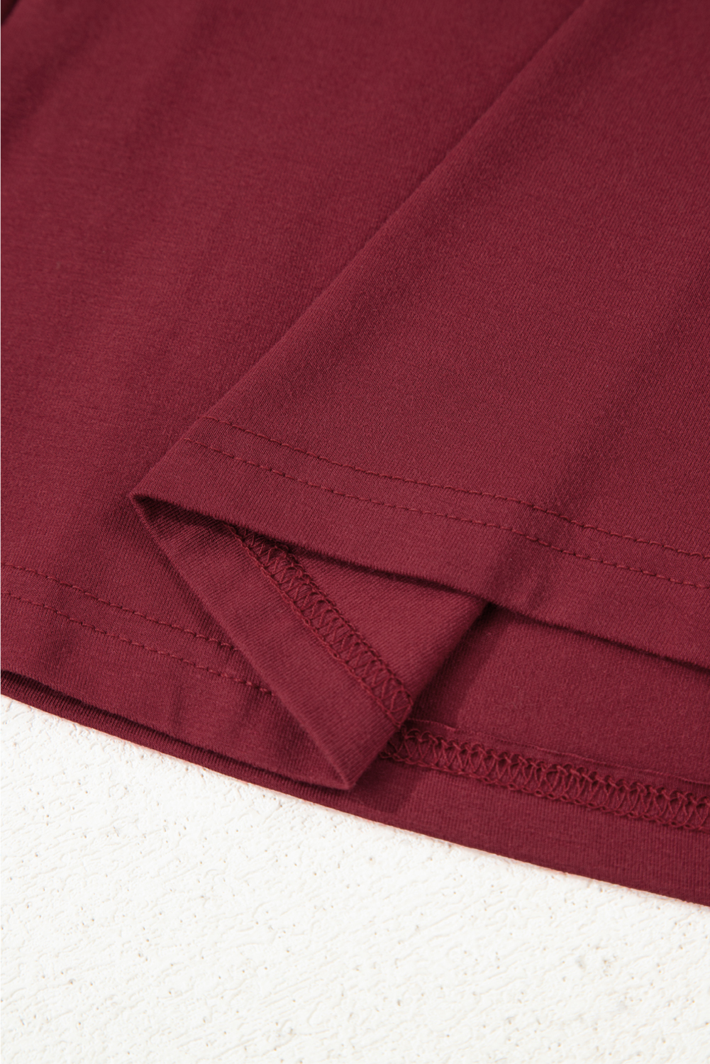 Red Dahlia Lace-trimmed Sweetheart Neckline Ruched Detail Long Sleeve T-shirt - loveforevers