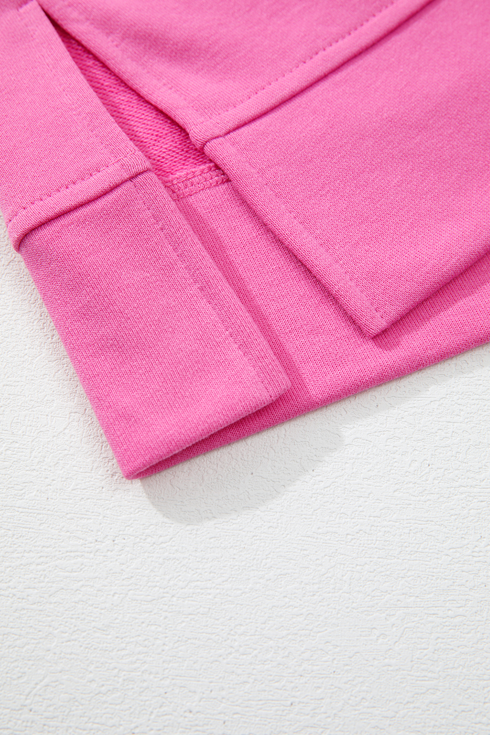 Sachet Pink Contrast Flower Drop Shoulder Loose T Shirt - loveforevers