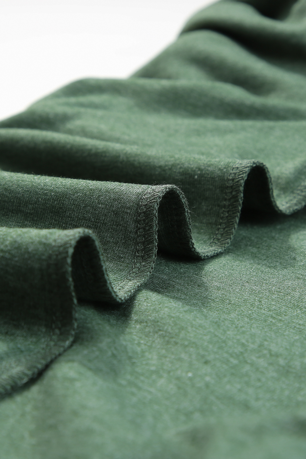Mist Green Long Sleeve Snap Button Henley Top - loveforevers