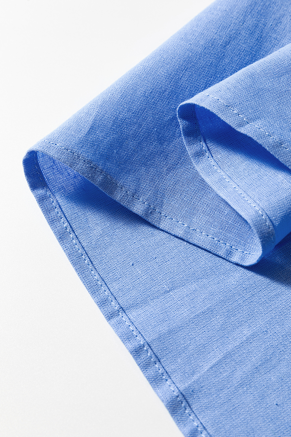 Blue Boyfriend Chest Pocket Tunic Shirt - loveforevers