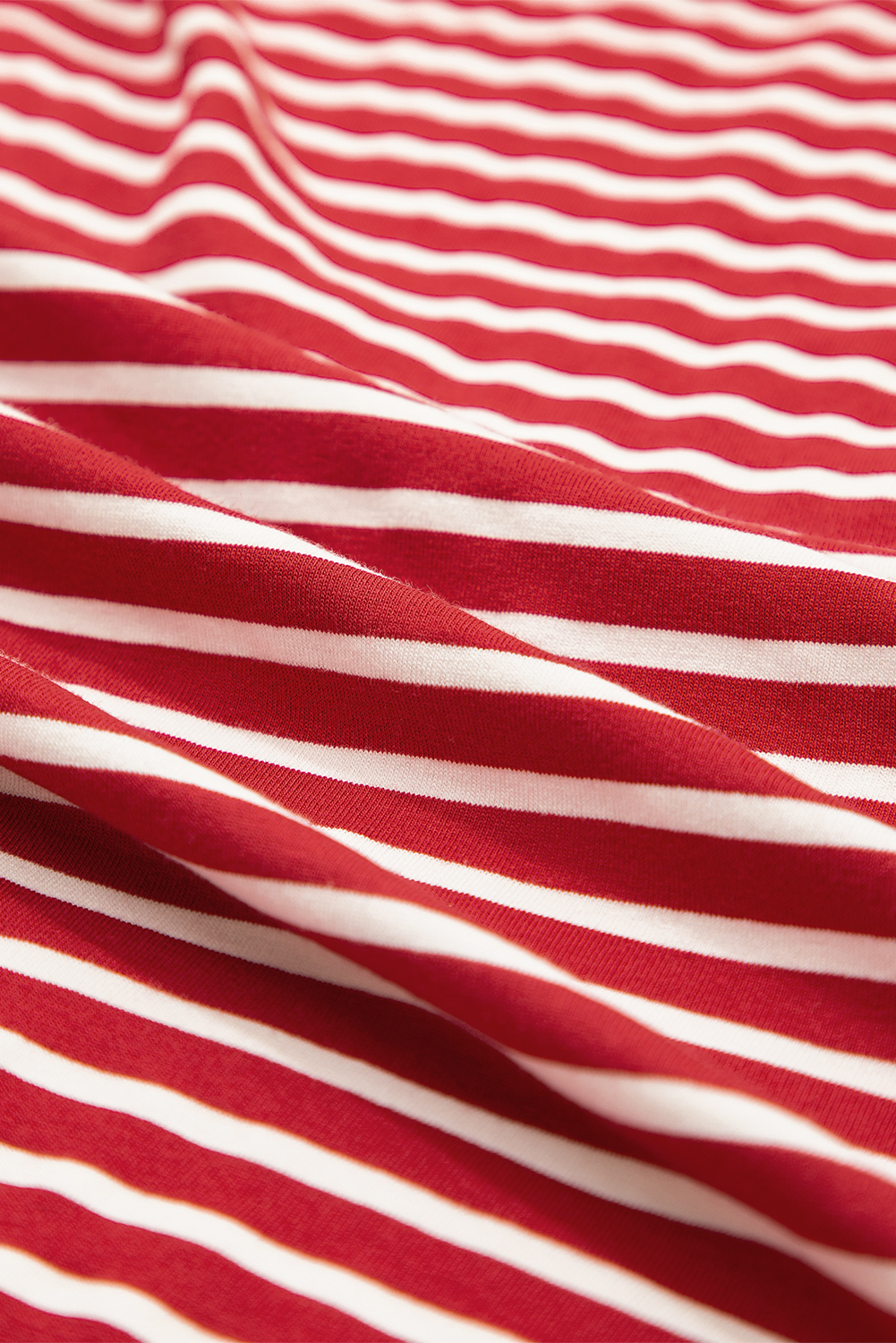 Red Stripe Chest Pocket Patch Round Neck Tank Top - loveforevers