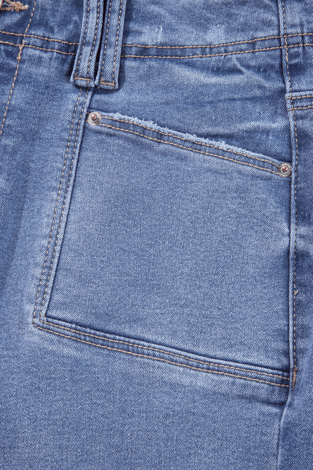 Dusk Blue Loose Straight Leg Cropped High Waist Jeans - loveforevers