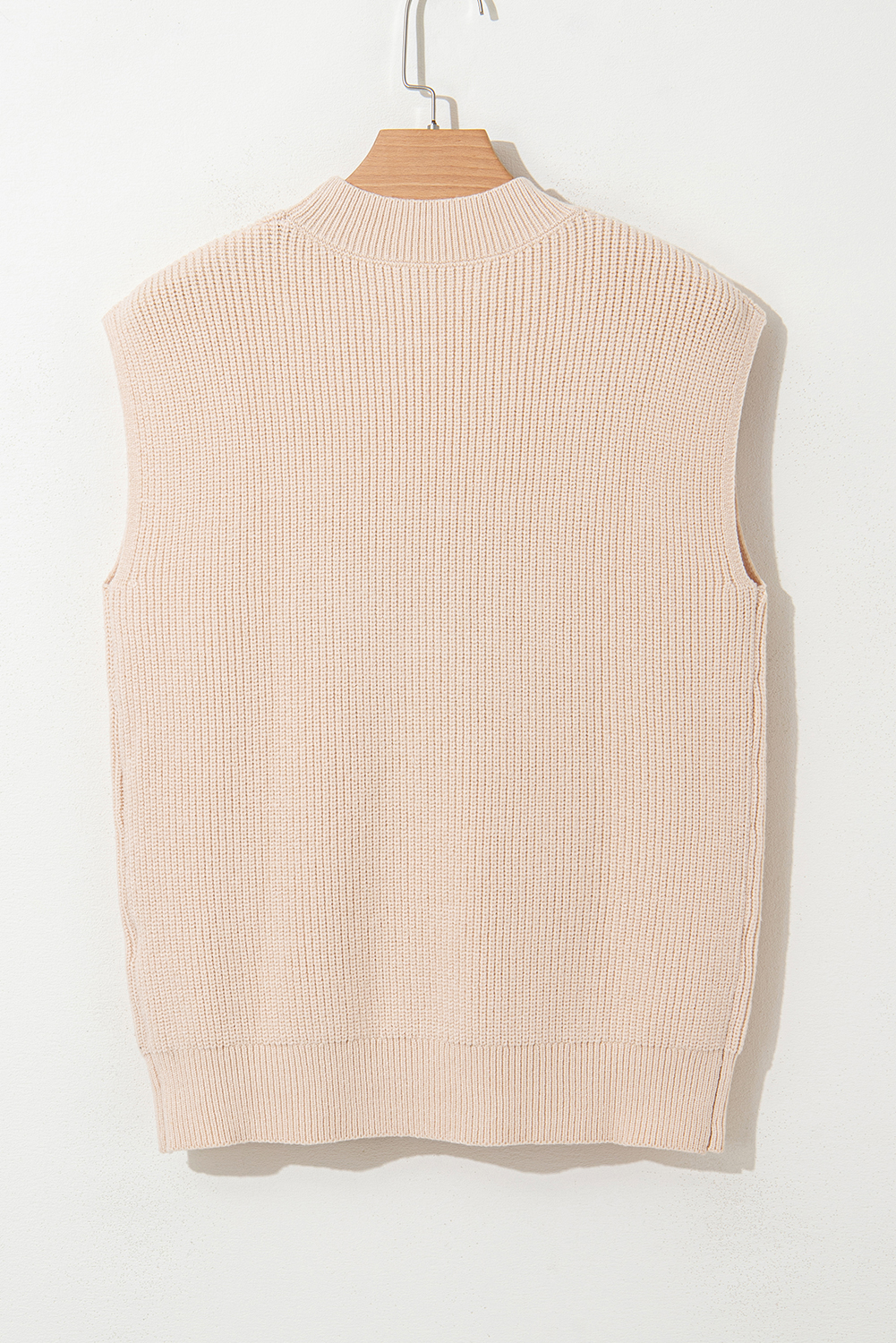 Black Western Cowboy Embroidery Round Neck Sleeveless Sweater - loveforevers