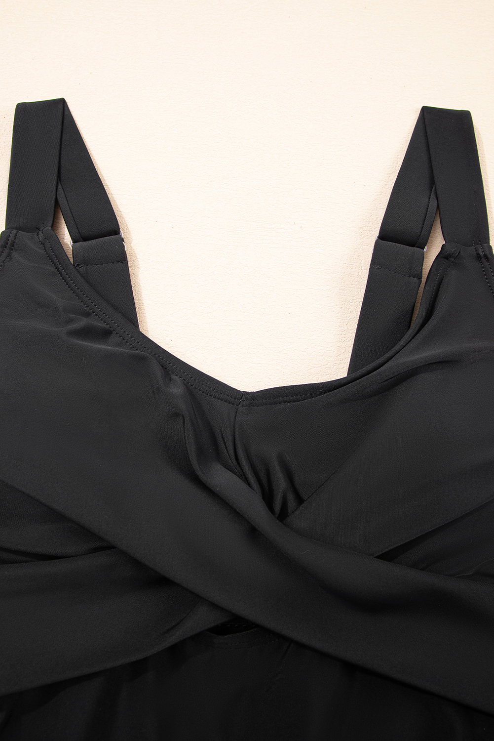 Sea Green Adjustable Straps Cutout Ruched Knot Slit One Piece Swim Dress - loveforevers